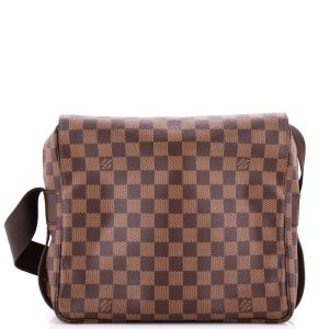 Pre-Loved Louis Vuitton Naviglio Handbag Damier