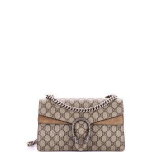 Pre-Loved Gucci Dionysus Bag GG Coated Canvas and Leather Small