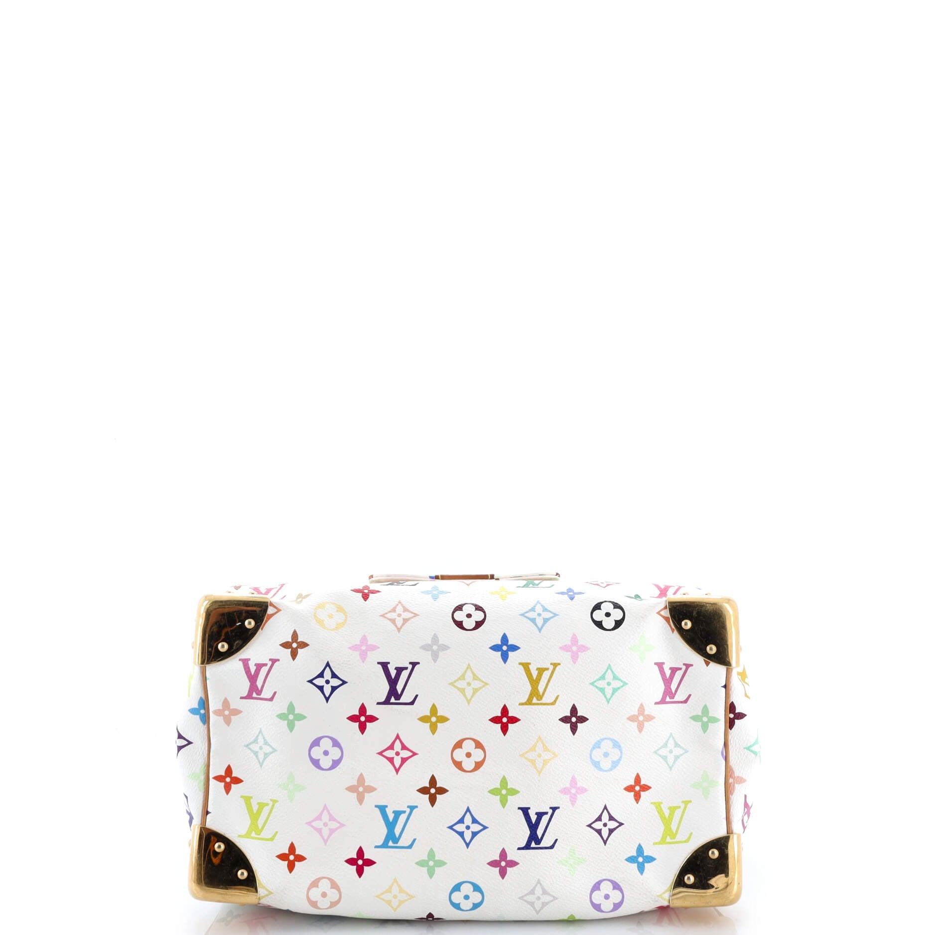 Pre-Loved Louis Vuitton Speedy Handbag Monogram Multicolor 30 - Image 5