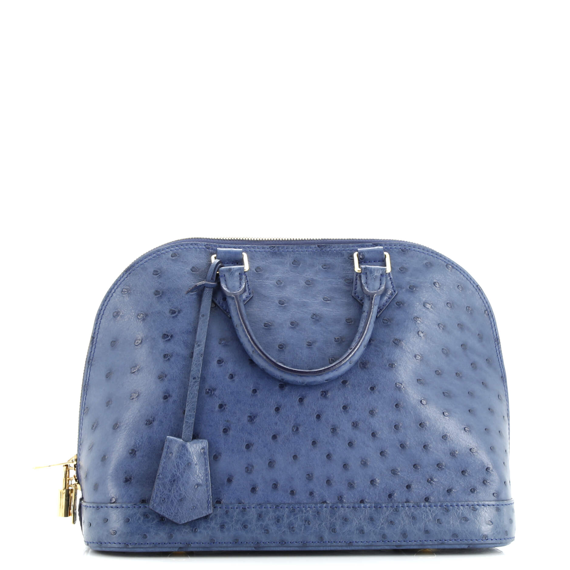 Pre-Loved Louis Vuitton Alma Handbag Ostrich PM