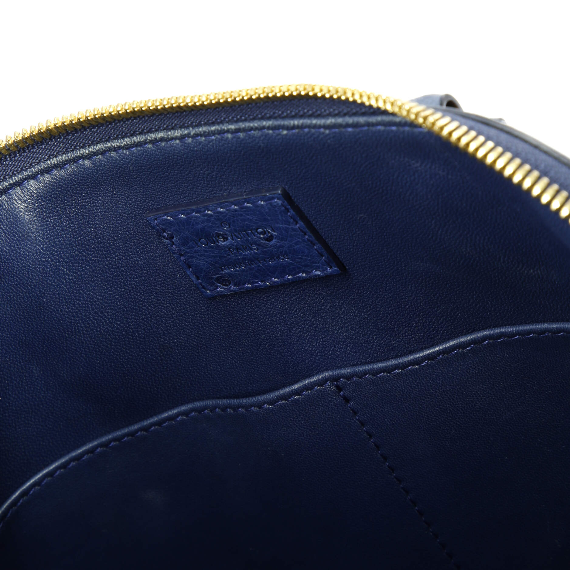 Pre-Loved Louis Vuitton Alma Handbag Ostrich PM - Image 6