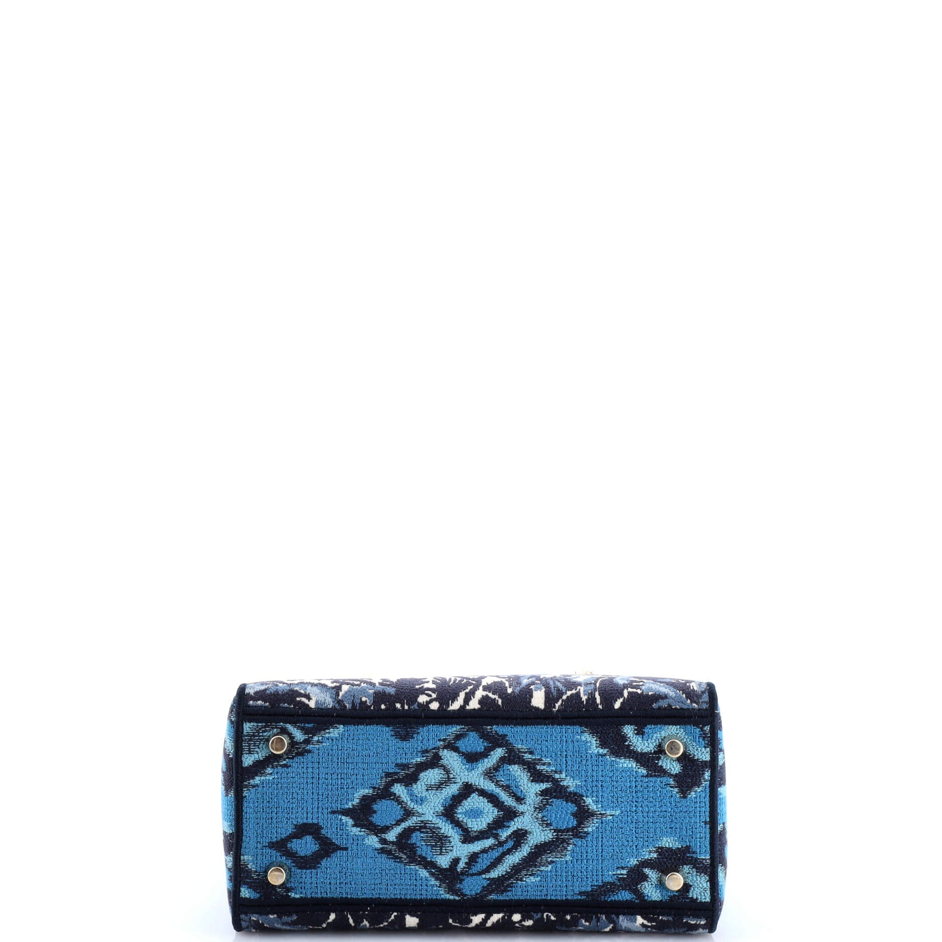 Pre-Loved Christian Dior Toile de Jouy Lady D-Lite Bag Embroidered Canvas - Image 4