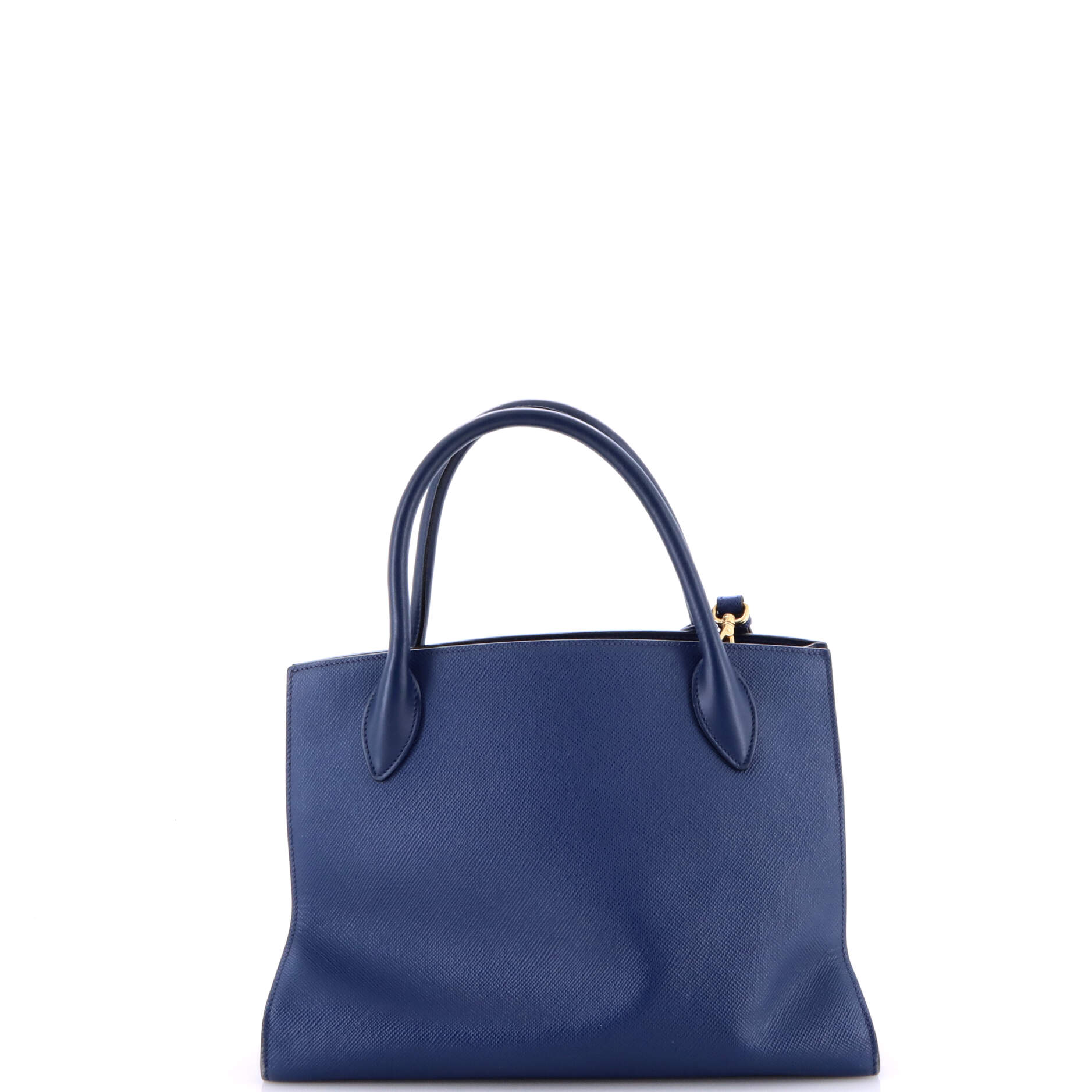 Pre-Loved Prada Monochrome Tote Saffiano with City Calf Medium - Image 3