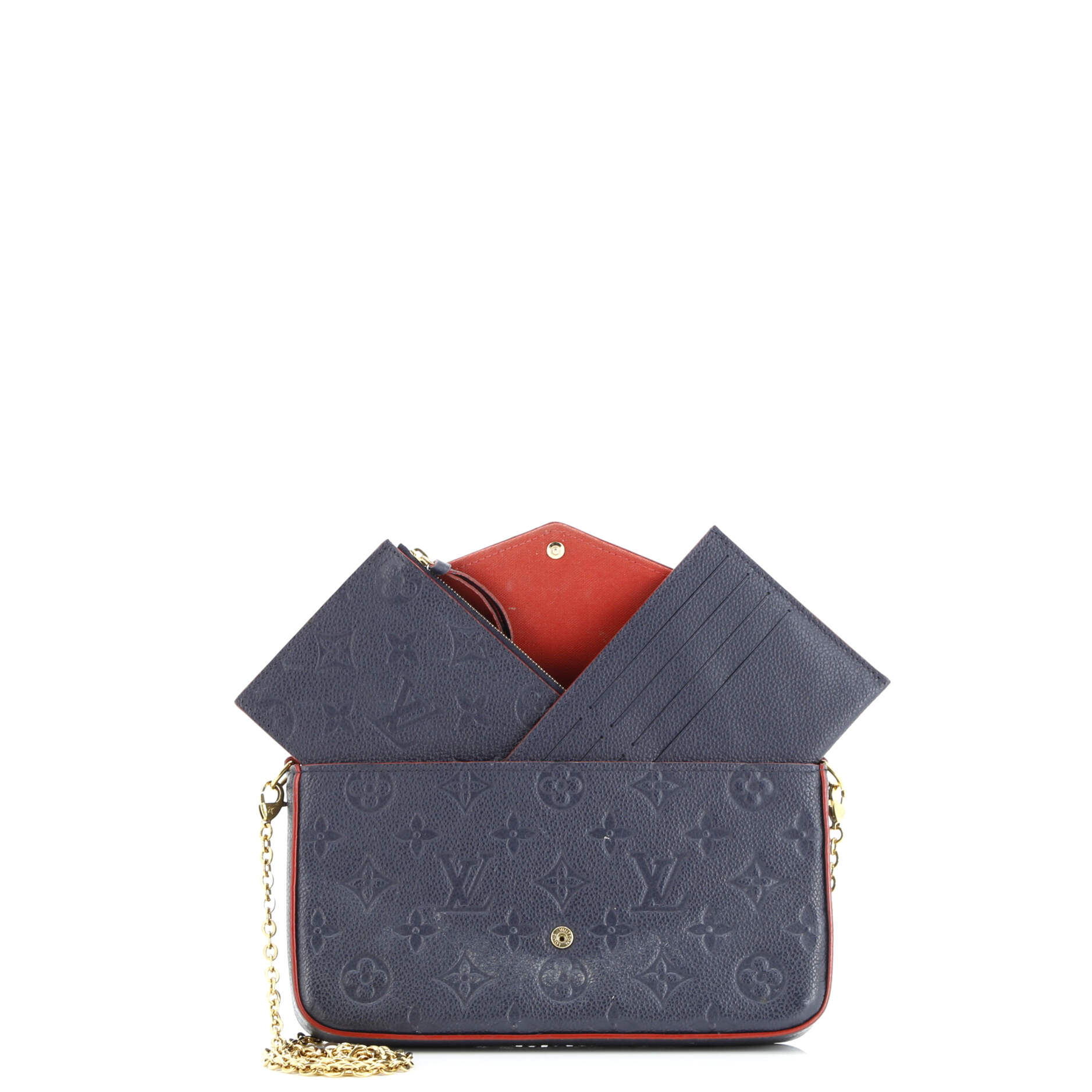 Pre-Loved Louis Vuitton Felicie Pochette Monogram Empreinte Leather - Image 2