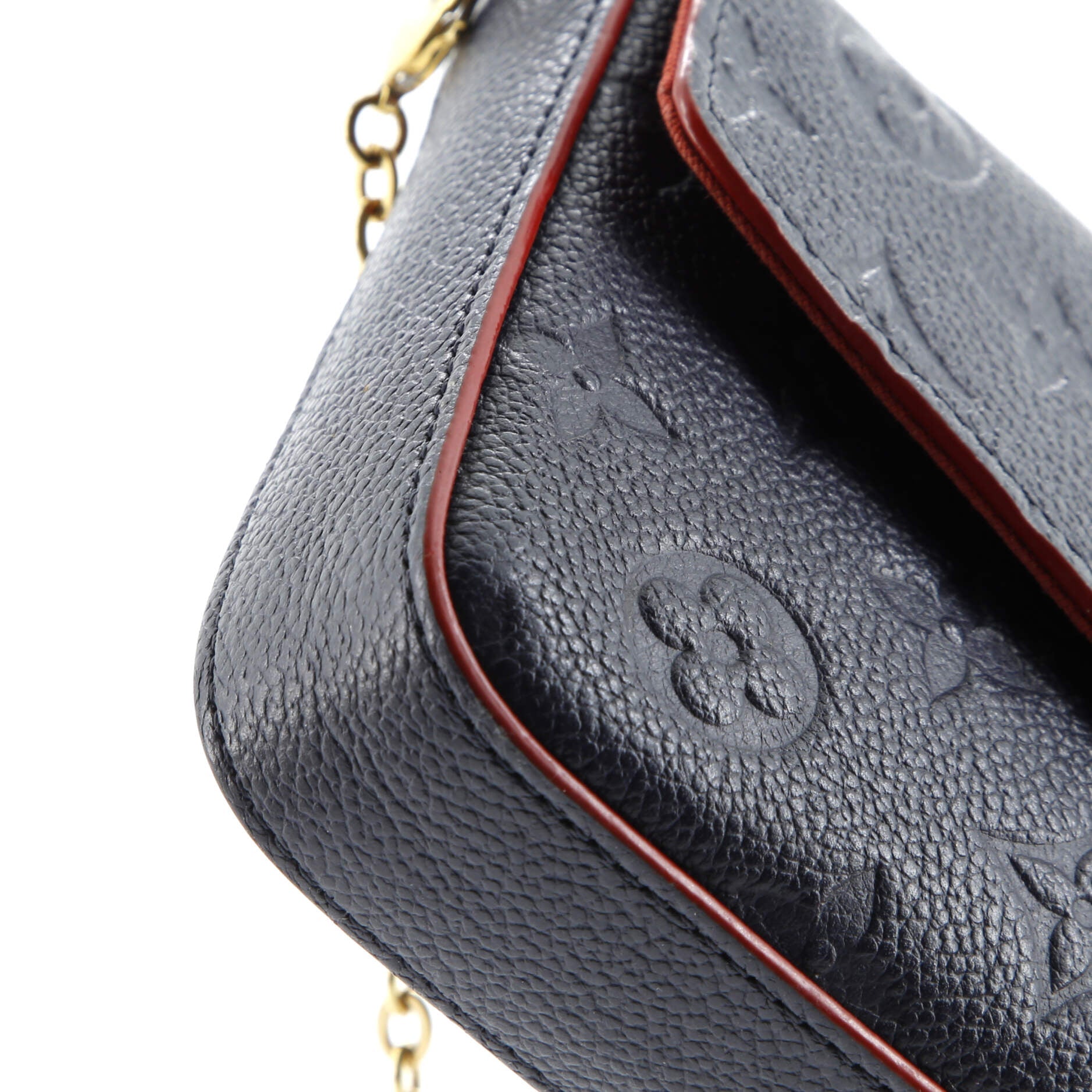 Pre-Loved Louis Vuitton Felicie Pochette Monogram Empreinte Leather - Image 8