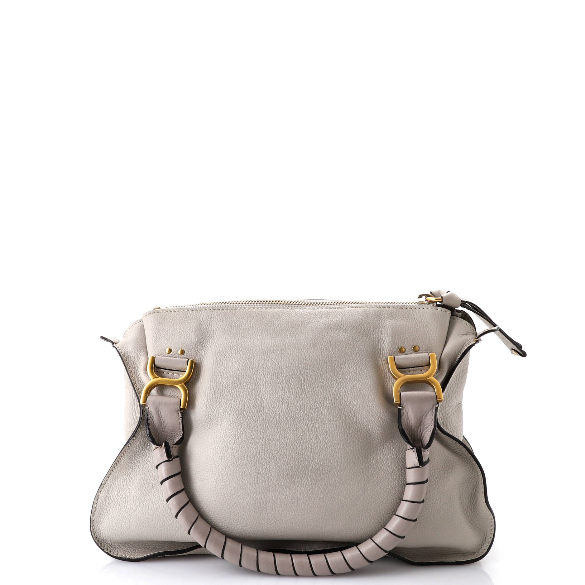 Pre-Loved Chloe Marcie Satchel Leather Medium - Image 3