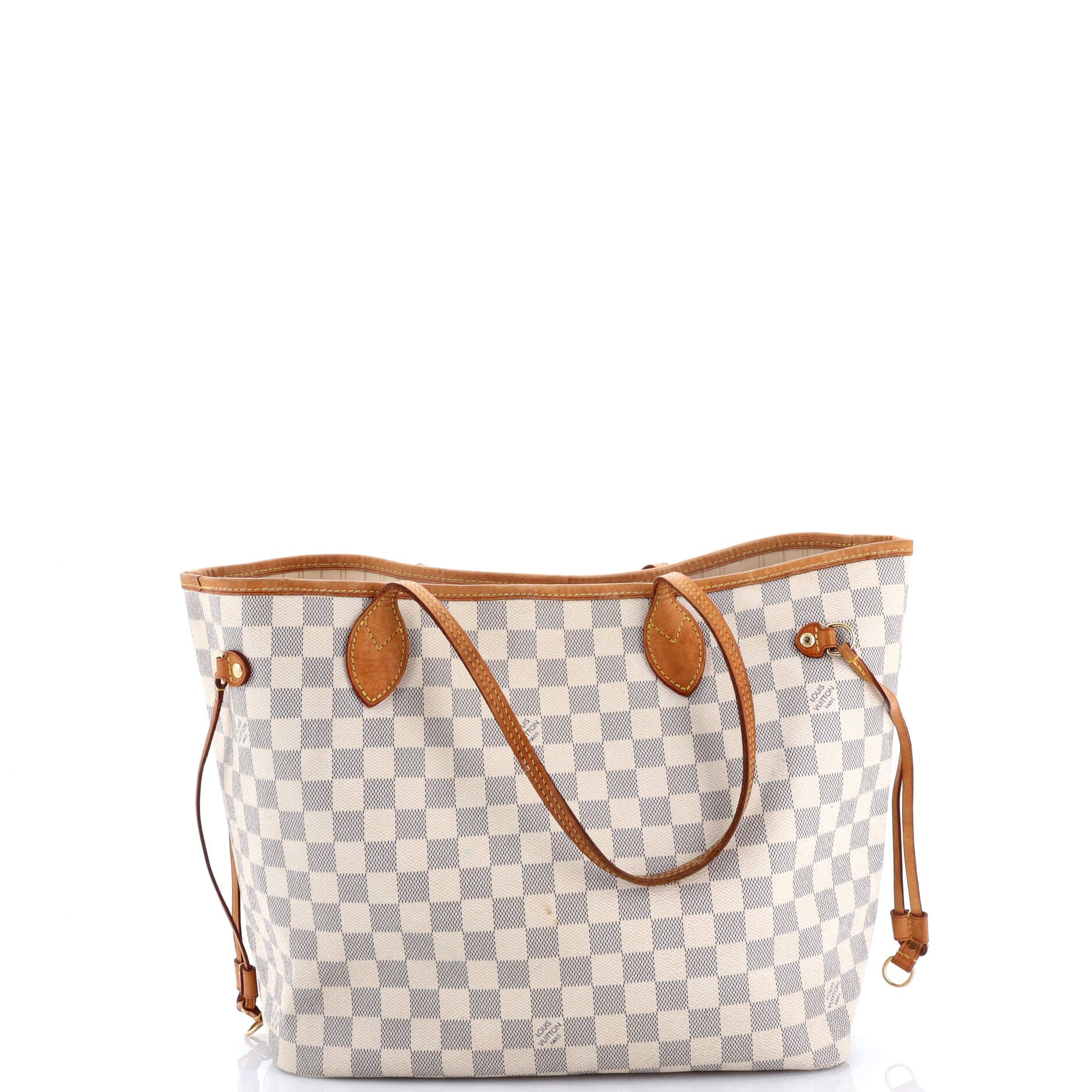 Pre-Loved Louis Vuitton Neverfull NM Tote Damier MM - Image 3