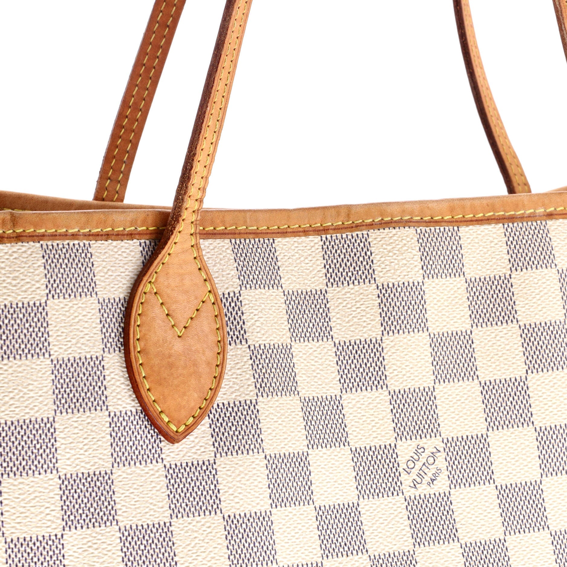 Pre-Loved Louis Vuitton Neverfull NM Tote Damier MM - Image 6