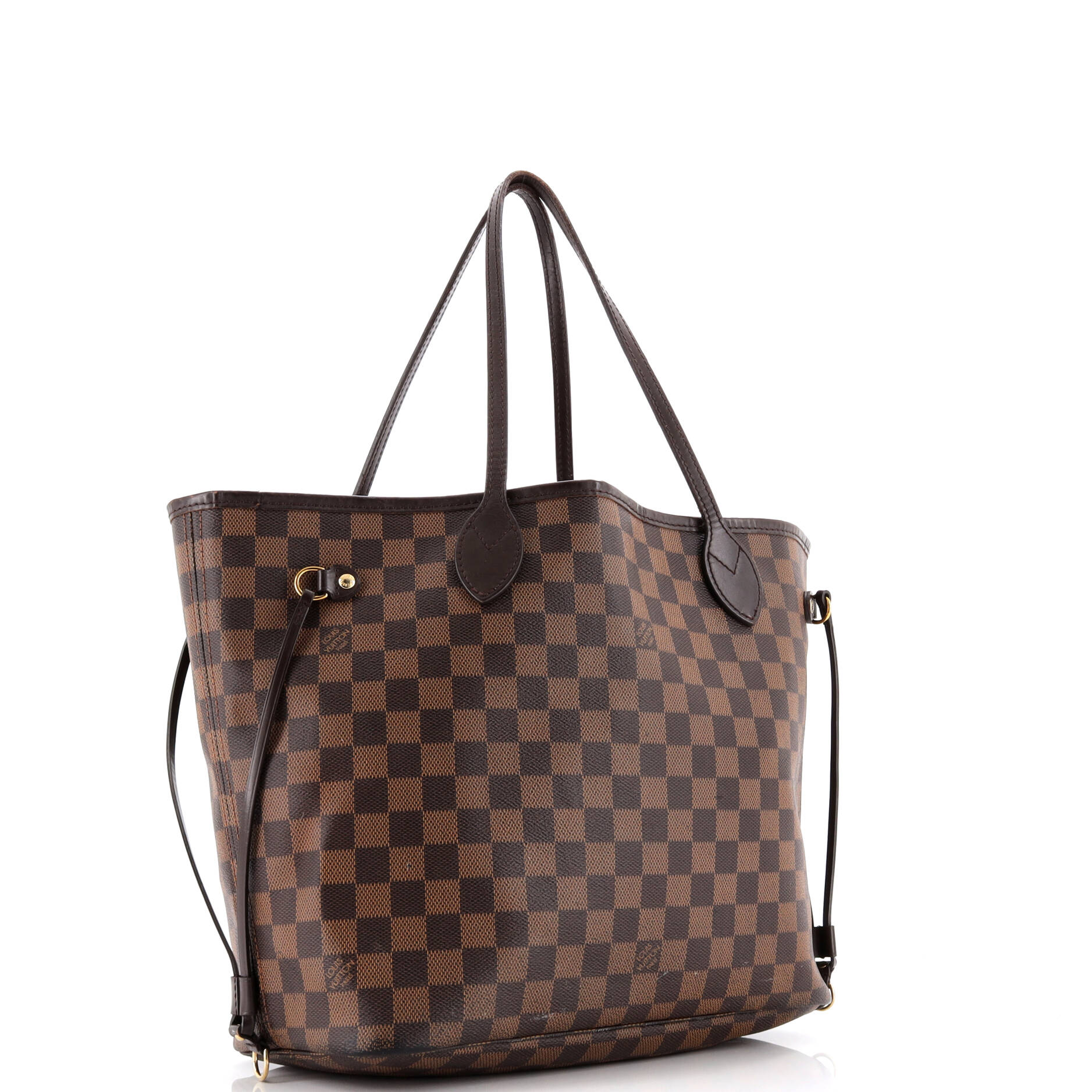 Pre-Loved Louis Vuitton Neverfull NM Tote Damier MM - Image 3