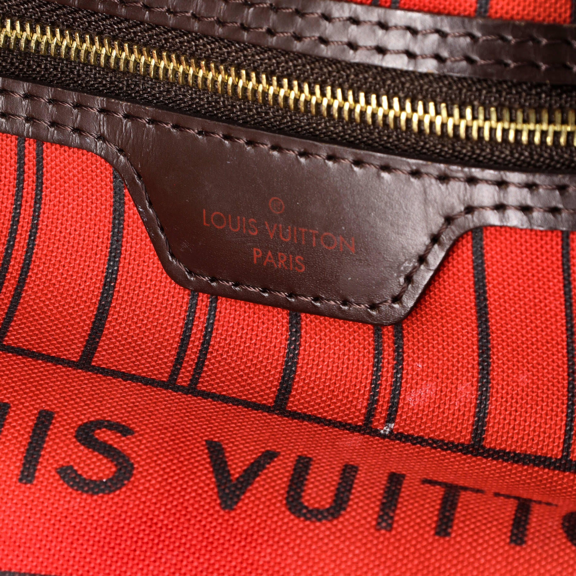 Pre-Loved Louis Vuitton Neverfull NM Tote Damier MM - Image 8