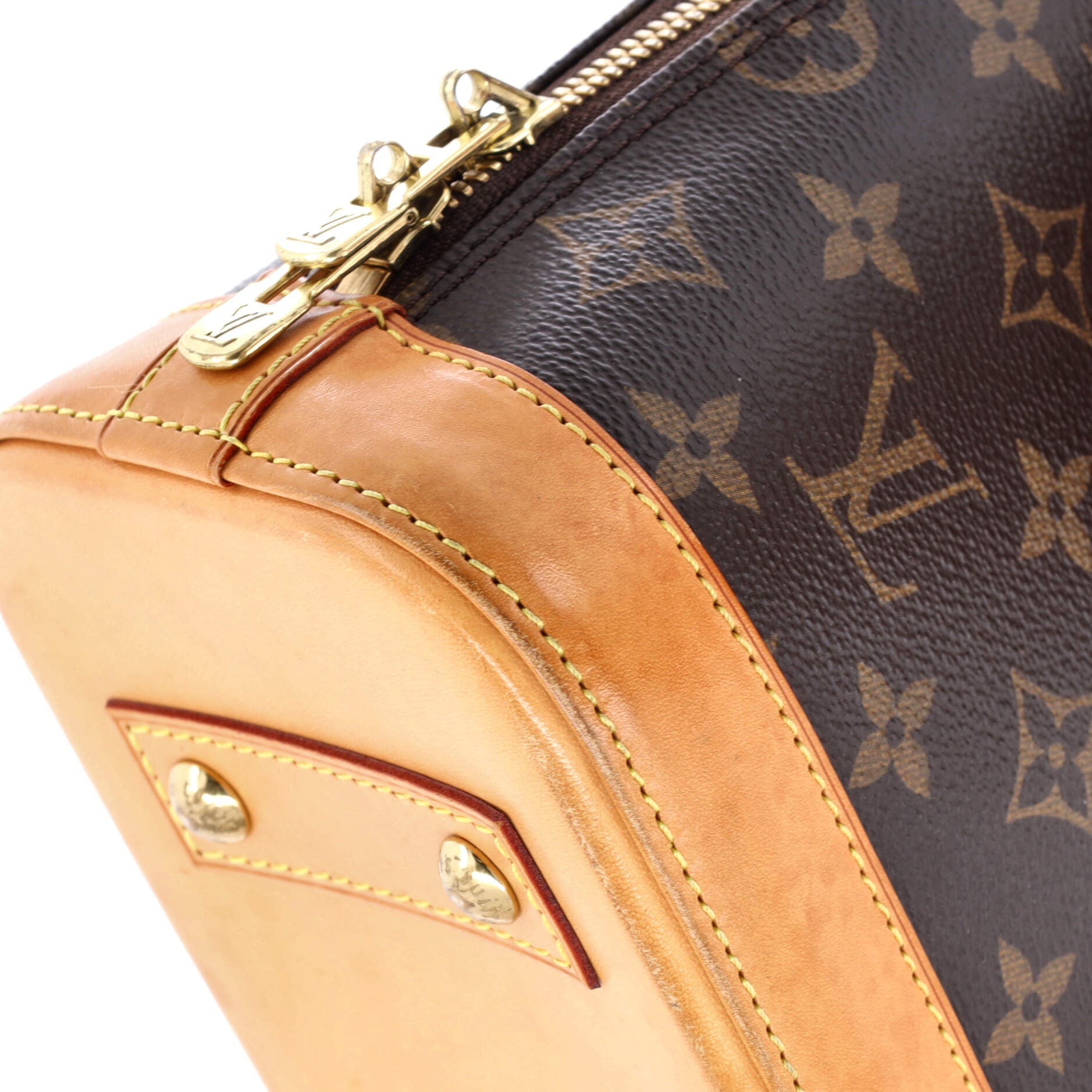 Pre-Loved Louis Vuitton Alma Handbag Monogram Canvas BB - Image 6
