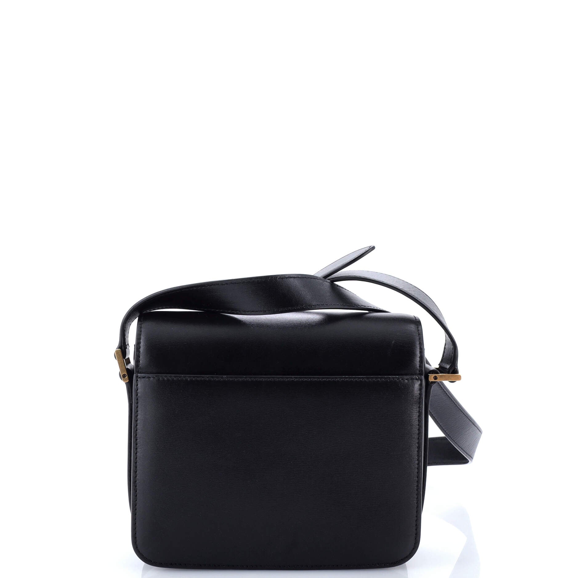 Pre-Loved Saint Laurent Le 61 Saddle Bag Leather Small - Image 3