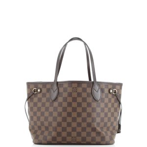 Pre-Loved Louis Vuitton Neverfull NM Tote Damier PM