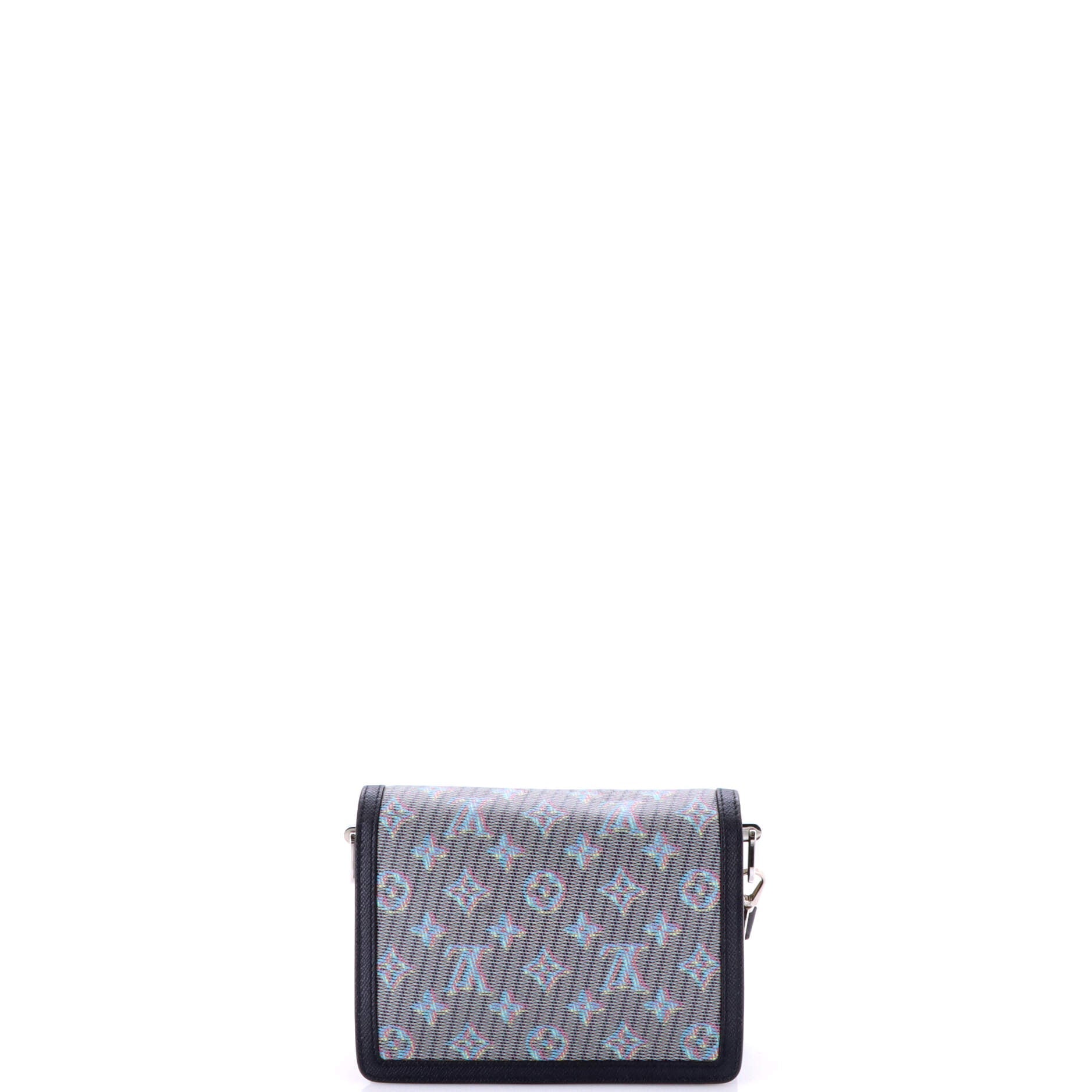 Pre-Loved Louis Vuitton Dauphine Shoulder Bag Damier Monogram LV Pop Canvas Mini - Image 3