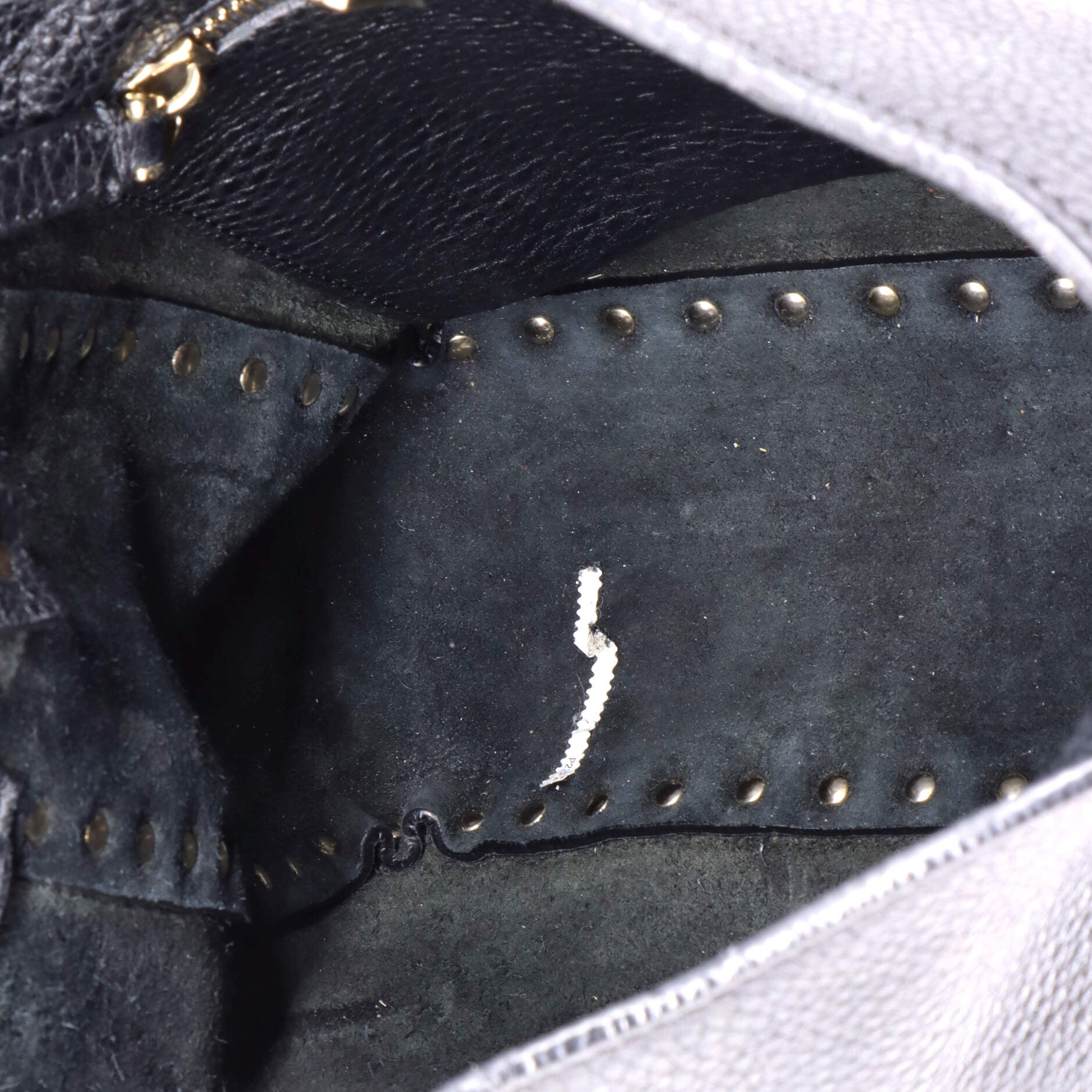 Pre-Loved Valentino Rockstud Flip Lock Messenger Bag Leather Small - Image 5