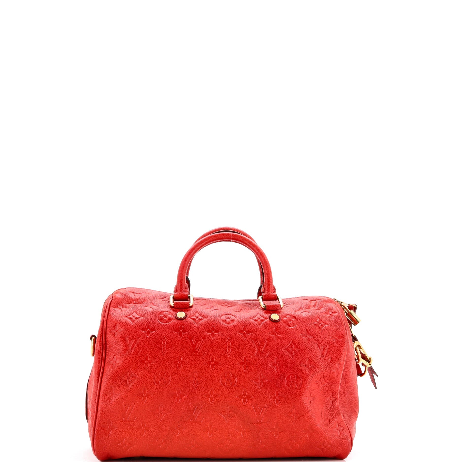 Pre-Loved Louis Vuitton Speedy Bandouliere Bag Monogram Empreinte Leather 30 - Image 3