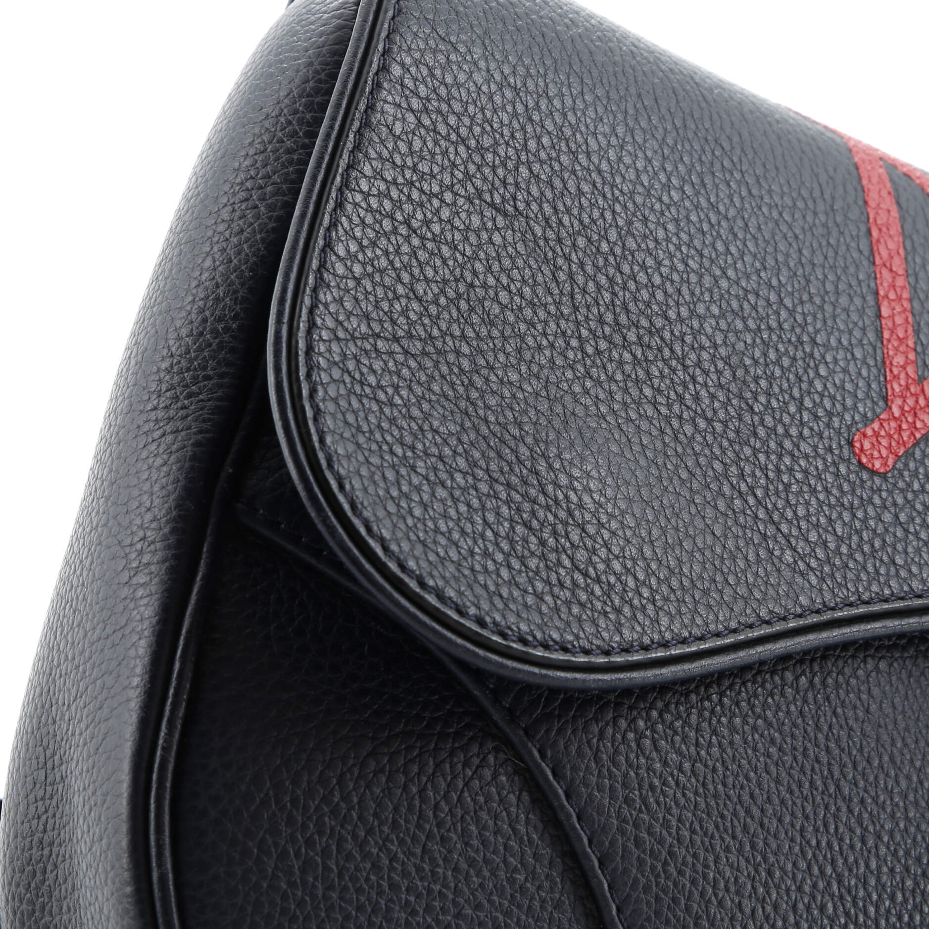 Pre-Loved Christian Dior Shawn Stussy Saddle Crossbody Bag Printed Leather - Image 7