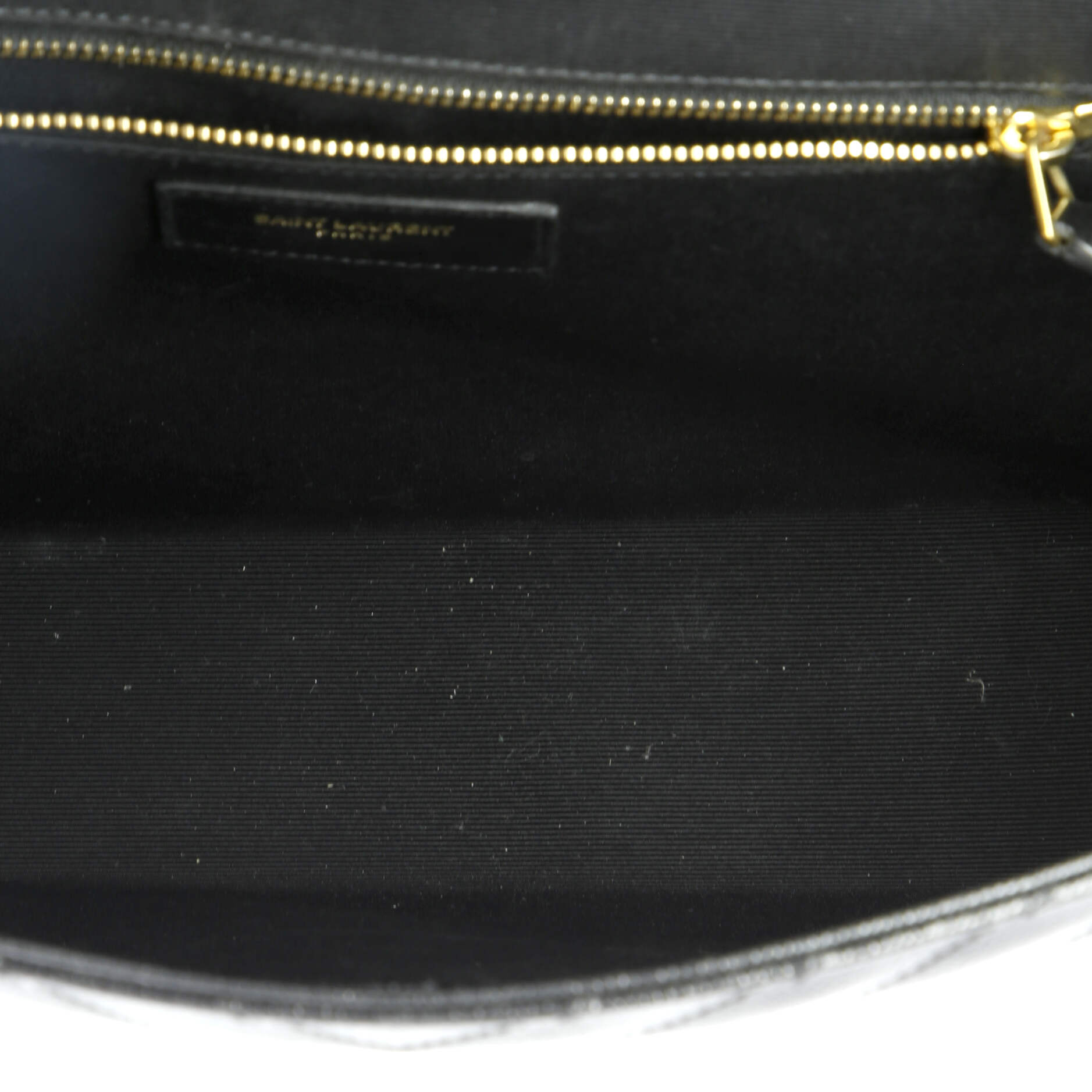 Pre-Loved Saint Laurent Classic Monogram Envelope Satchel Matelasse Chevron Leather Large - Image 5