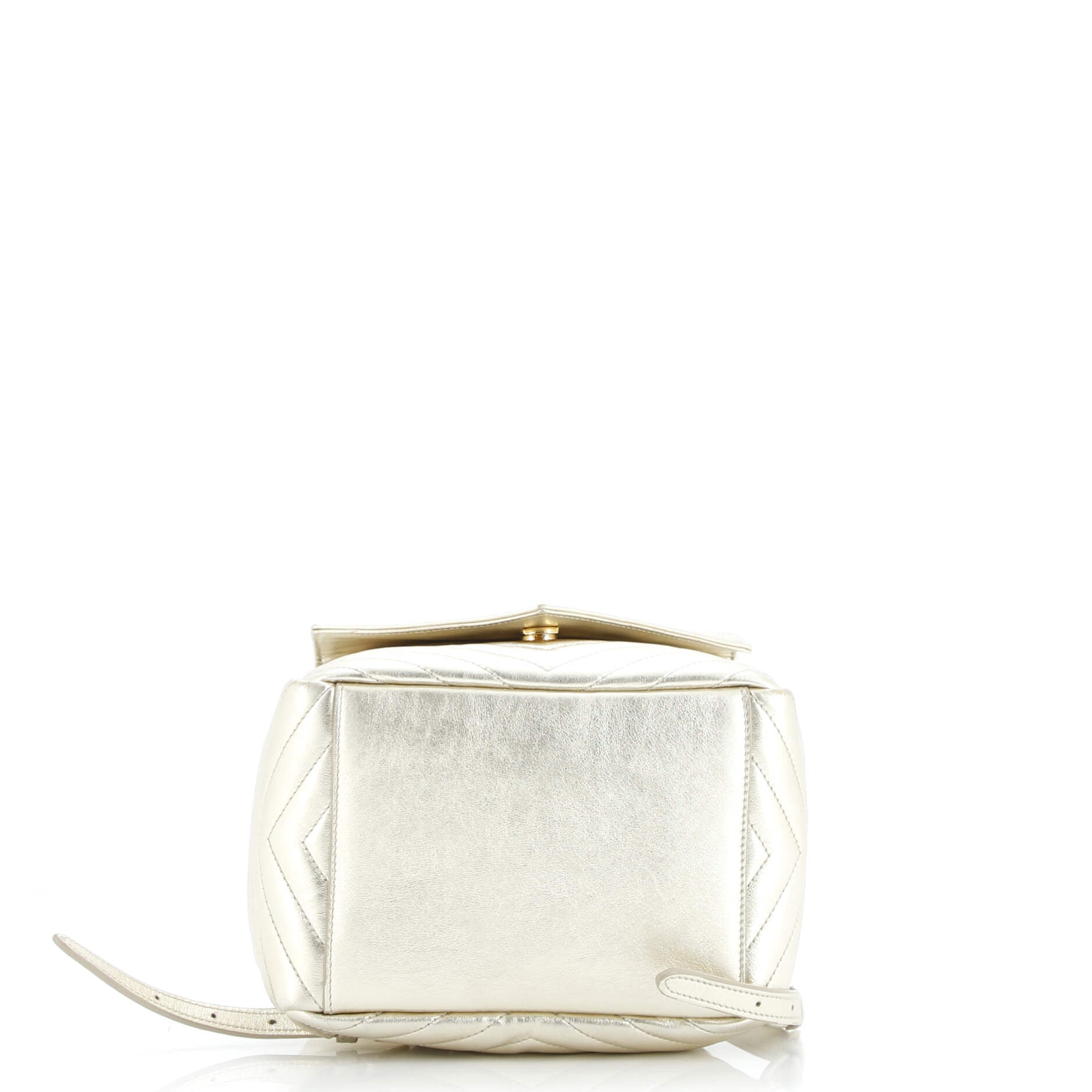 Pre-Loved Saint Laurent Joe Backpack Matelasse Chevron Leather - Image 4