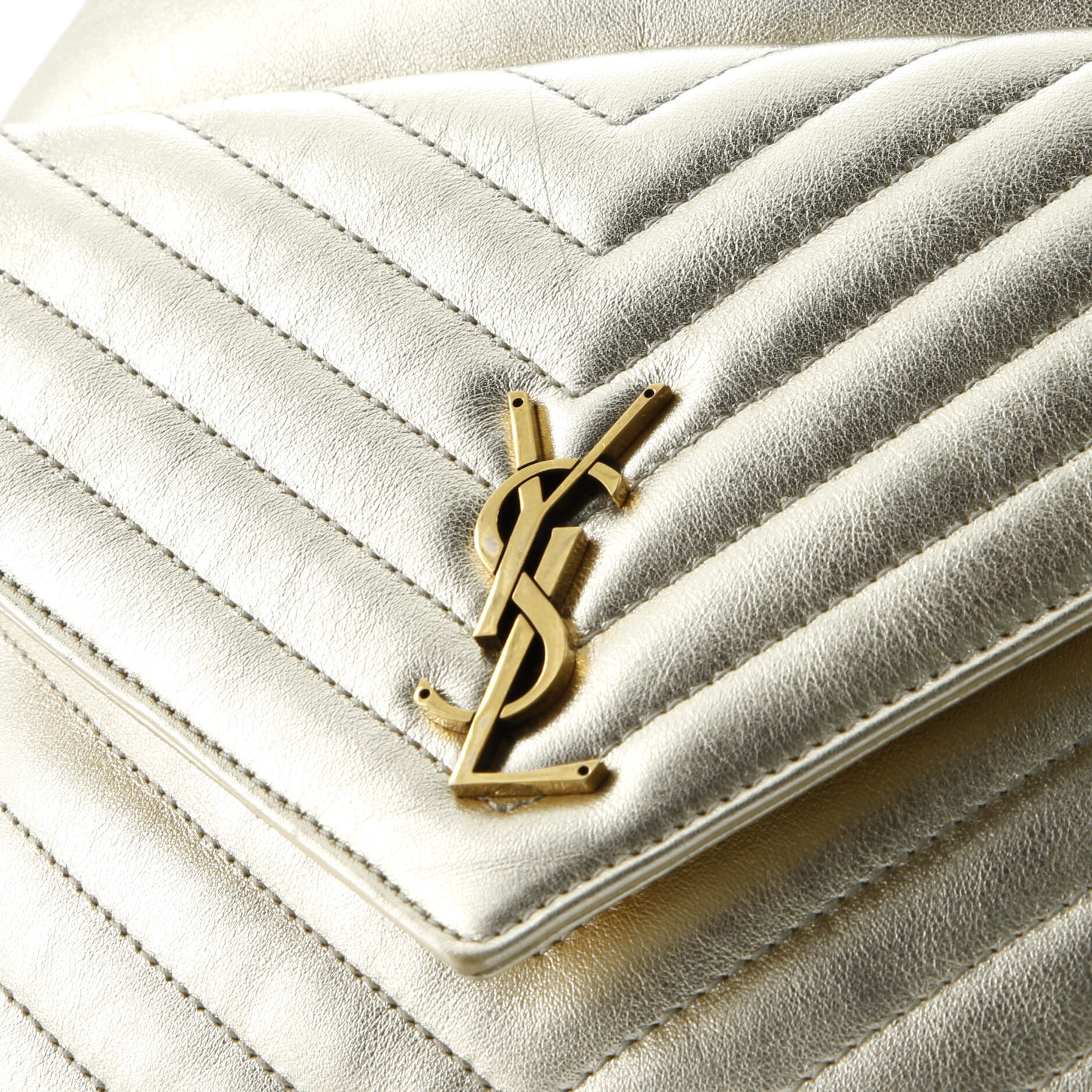 Pre-Loved Saint Laurent Joe Backpack Matelasse Chevron Leather - Image 6