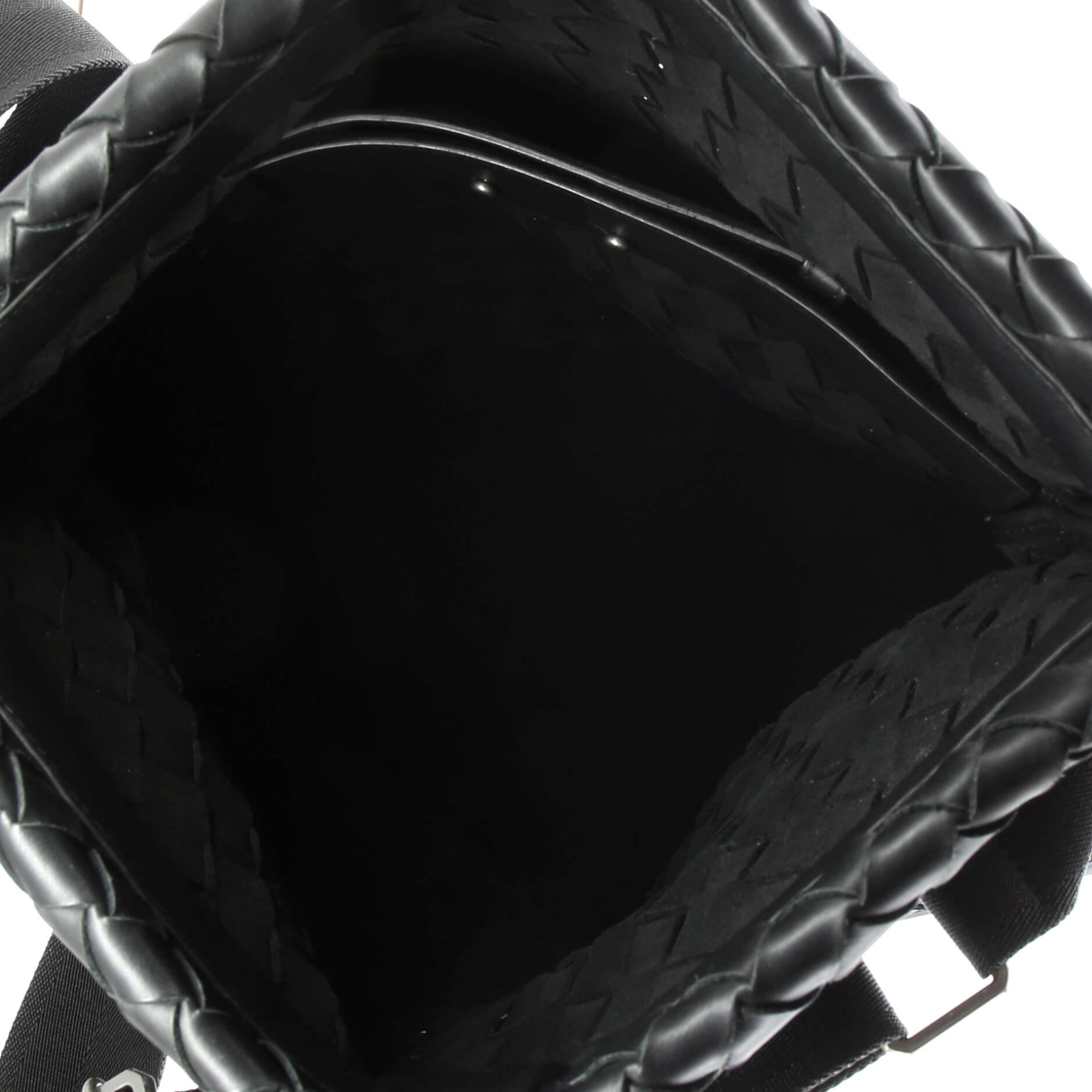 Pre-Loved Bottega Veneta Classic Fold Over Messenger Bag Intrecciato Leather Large - Image 5