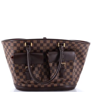 Pre-Loved Louis Vuitton Manosque Handbag Damier GM