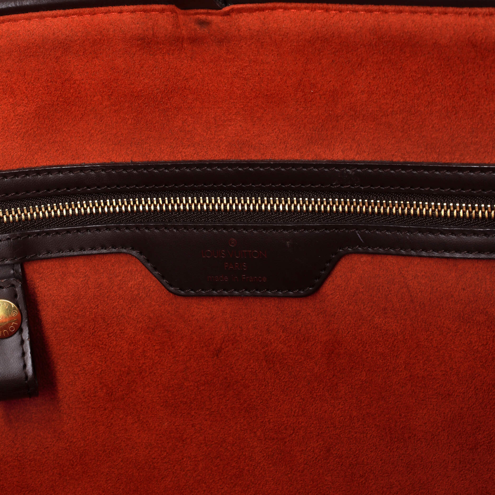 Pre-Loved Louis Vuitton Manosque Handbag Damier GM - Image 8