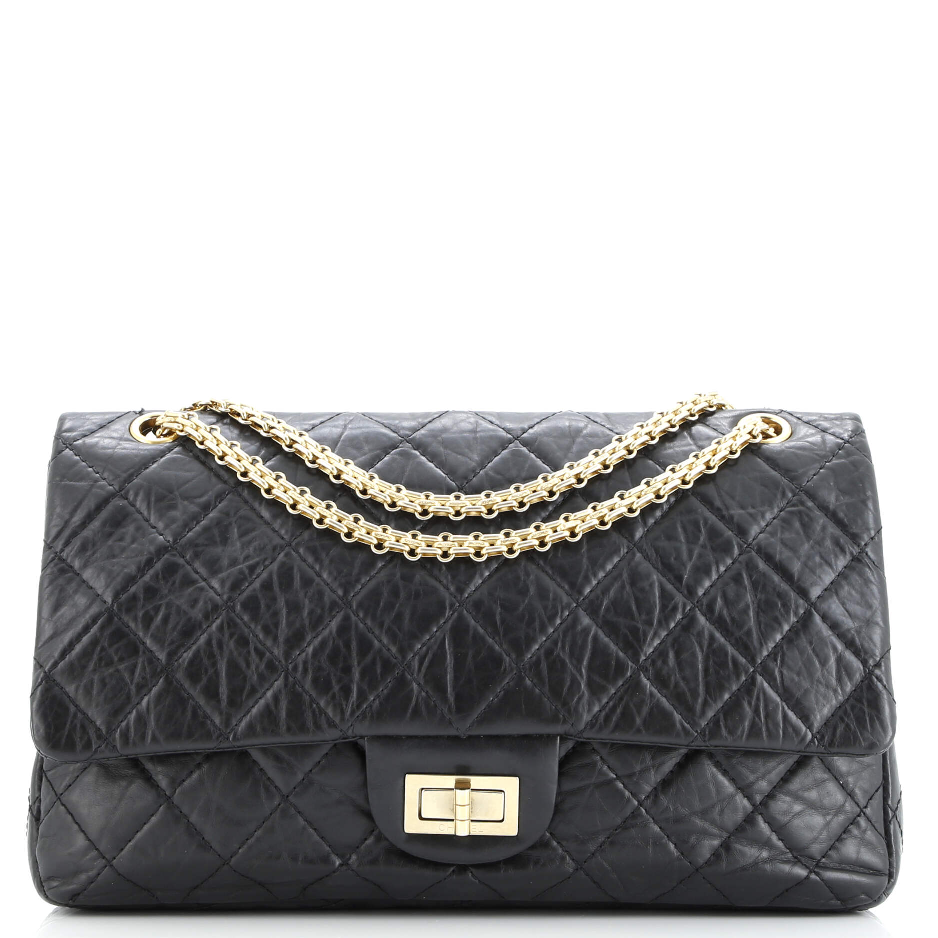 Pre-Loved Chanel Reissue 2.55 Flap Bag Quilted Aged Calfskin 227