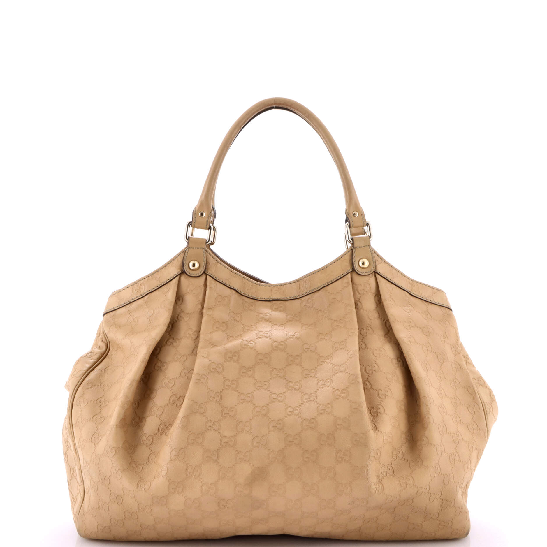 Pre-Loved Gucci Sukey Tote Guccissima Leather Large - Image 3