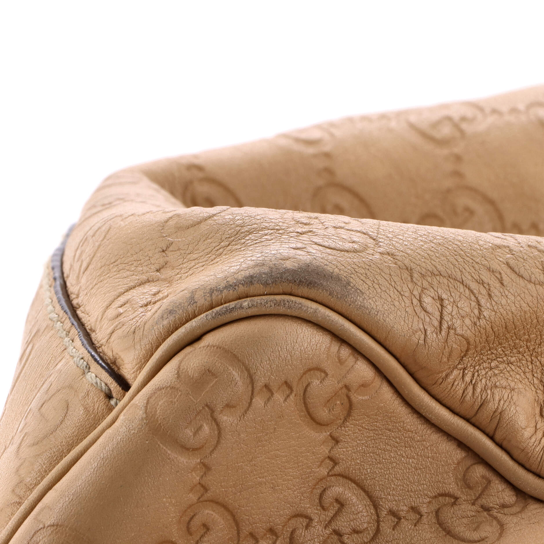 Pre-Loved Gucci Sukey Tote Guccissima Leather Large - Image 6