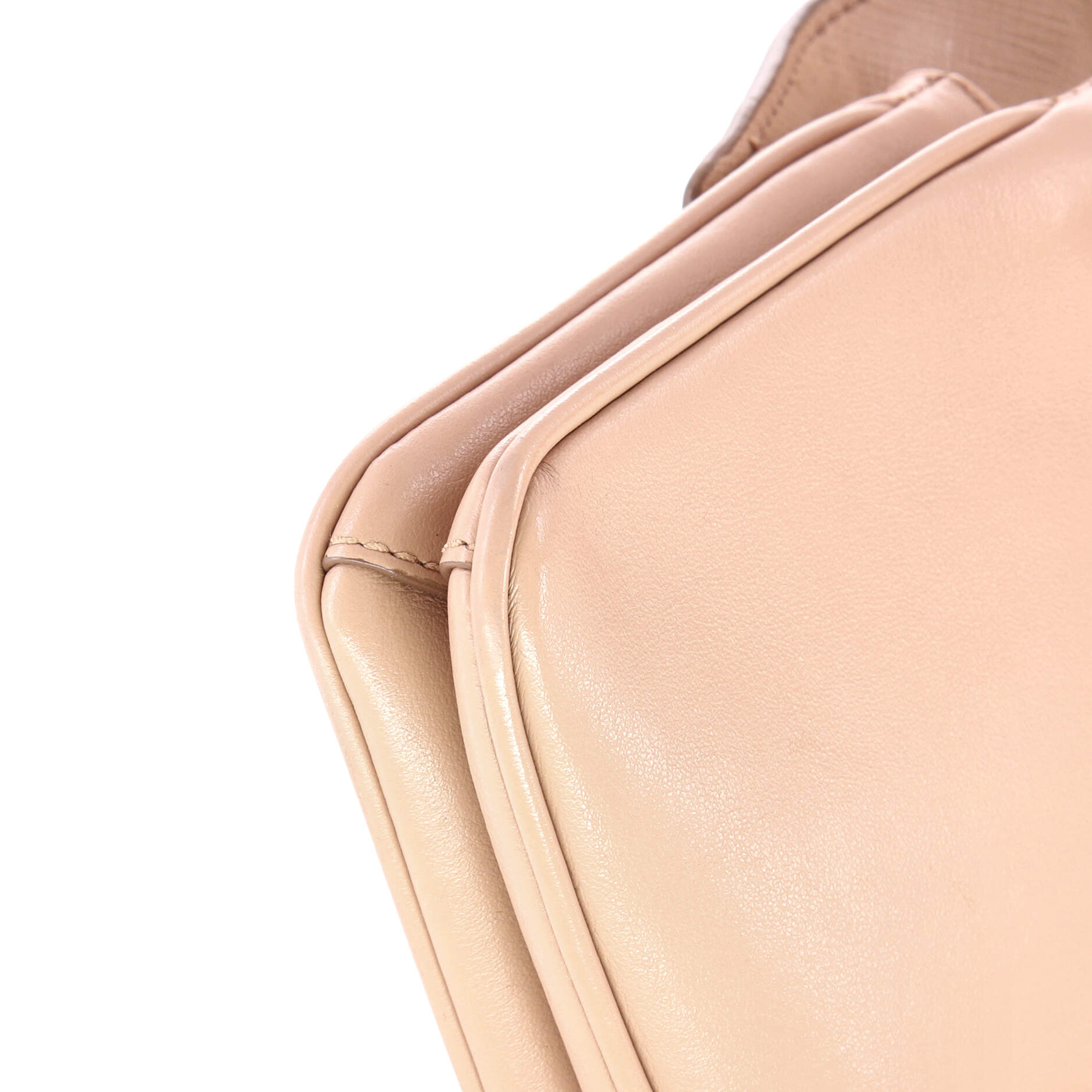 Pre-Loved Prada Chain Flap Crossbody Bag Saffiano and Soft Calf Small - Image 6