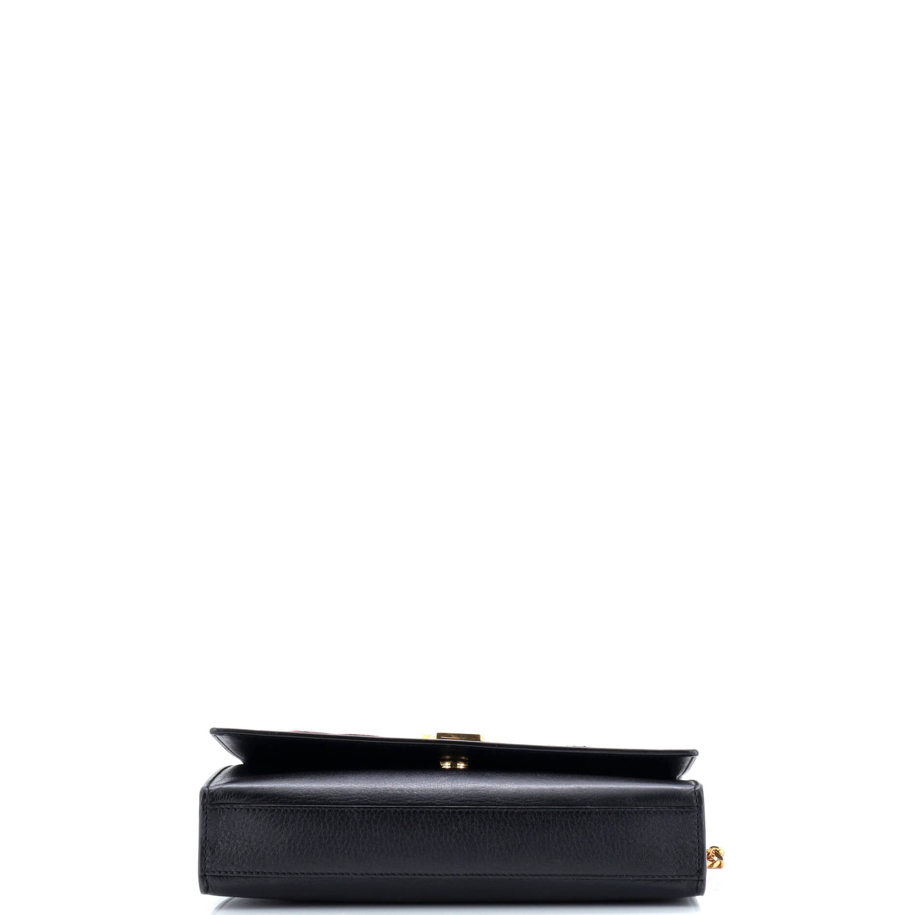 Pre-Loved Saint Laurent Classic Monogram Crossbody Bag Patchwork Leather Medium - Image 4