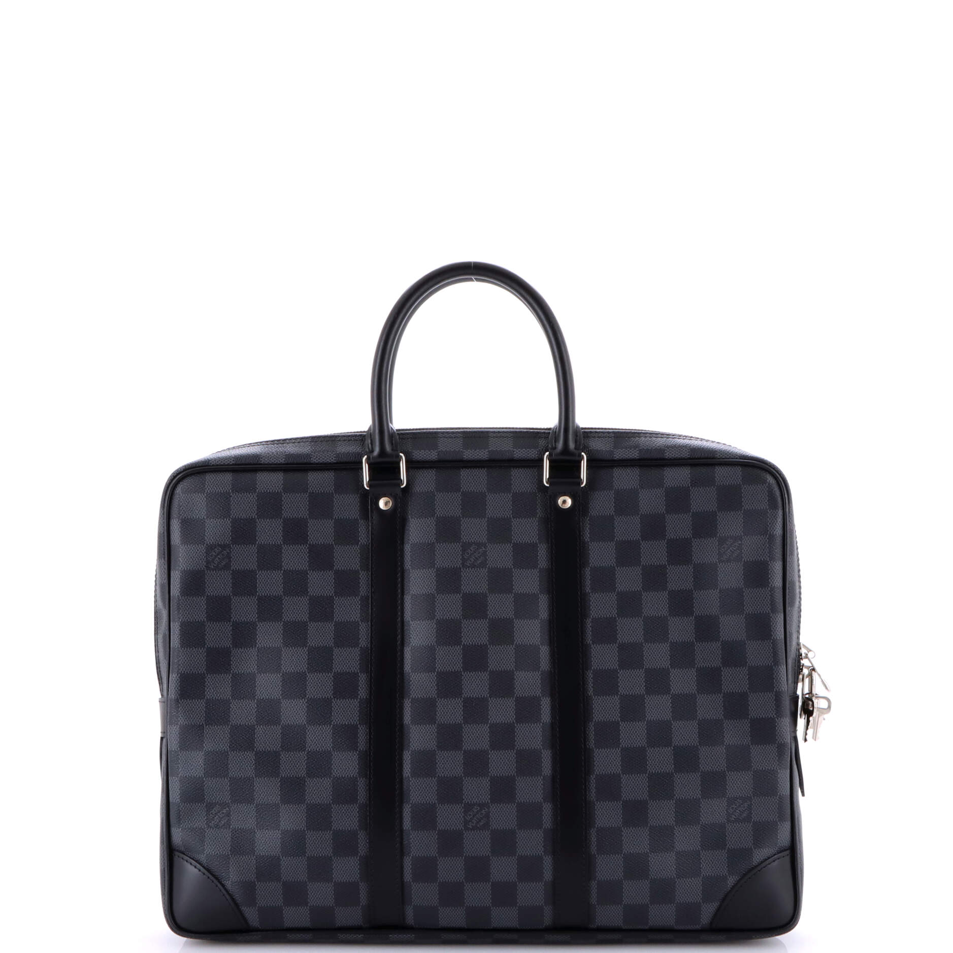 Pre-Loved Louis Vuitton Porte-Documents Voyage Briefcase Damier Graphite - Image 3