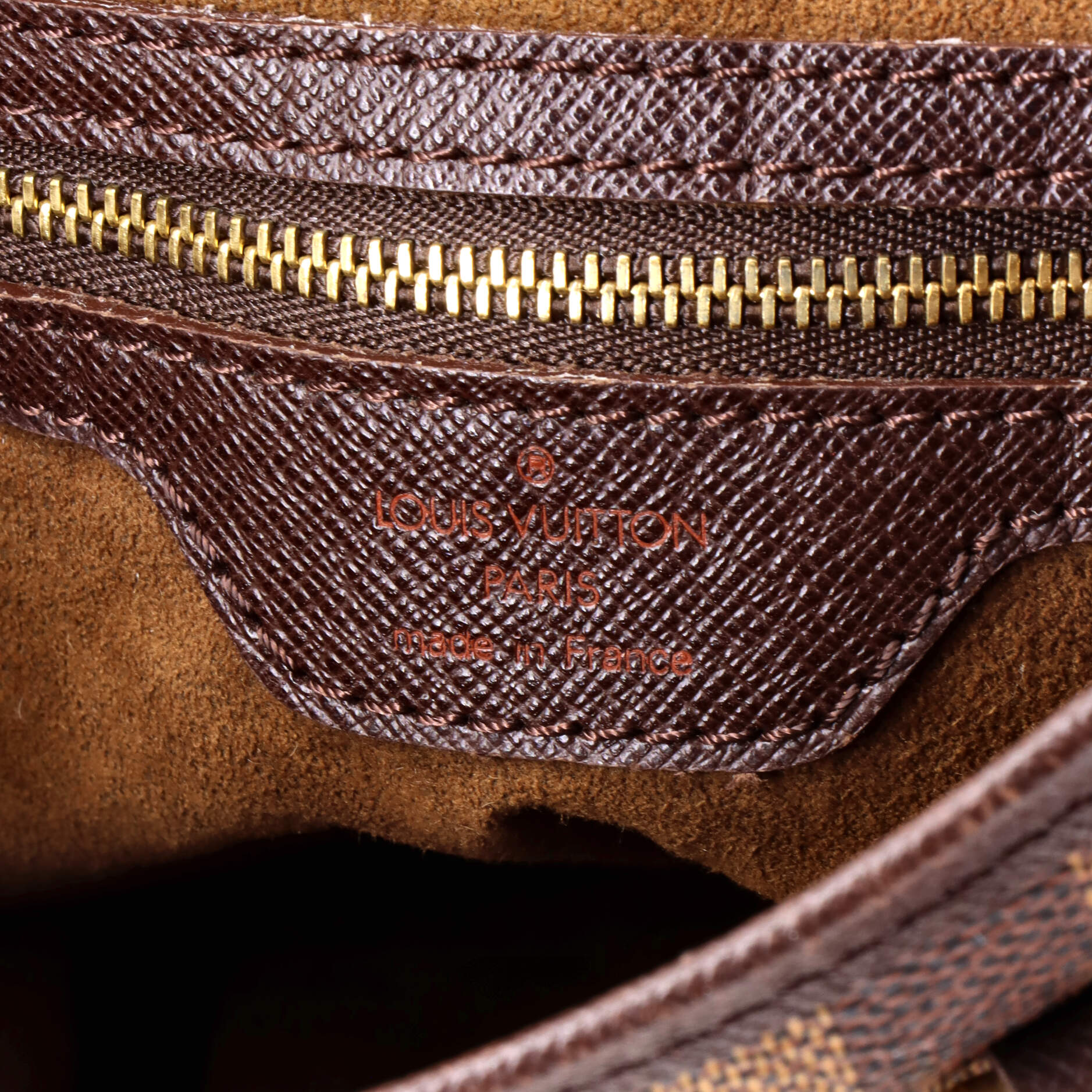 Pre-Loved Louis Vuitton Marais Bucket Bag Damier - Image 6