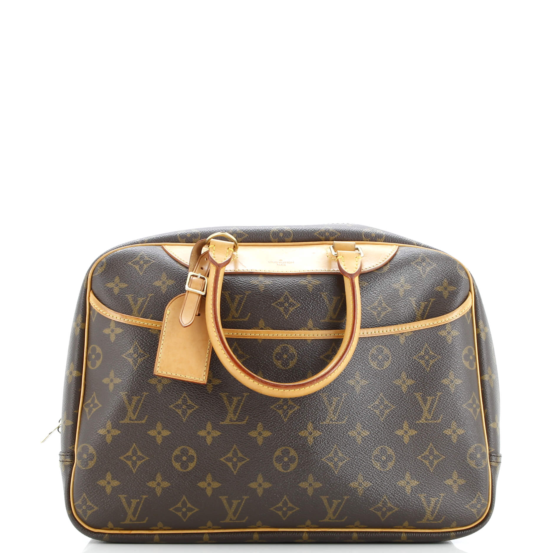 Pre-Loved Louis Vuitton Deauville Handbag Monogram Canvas - Image 2