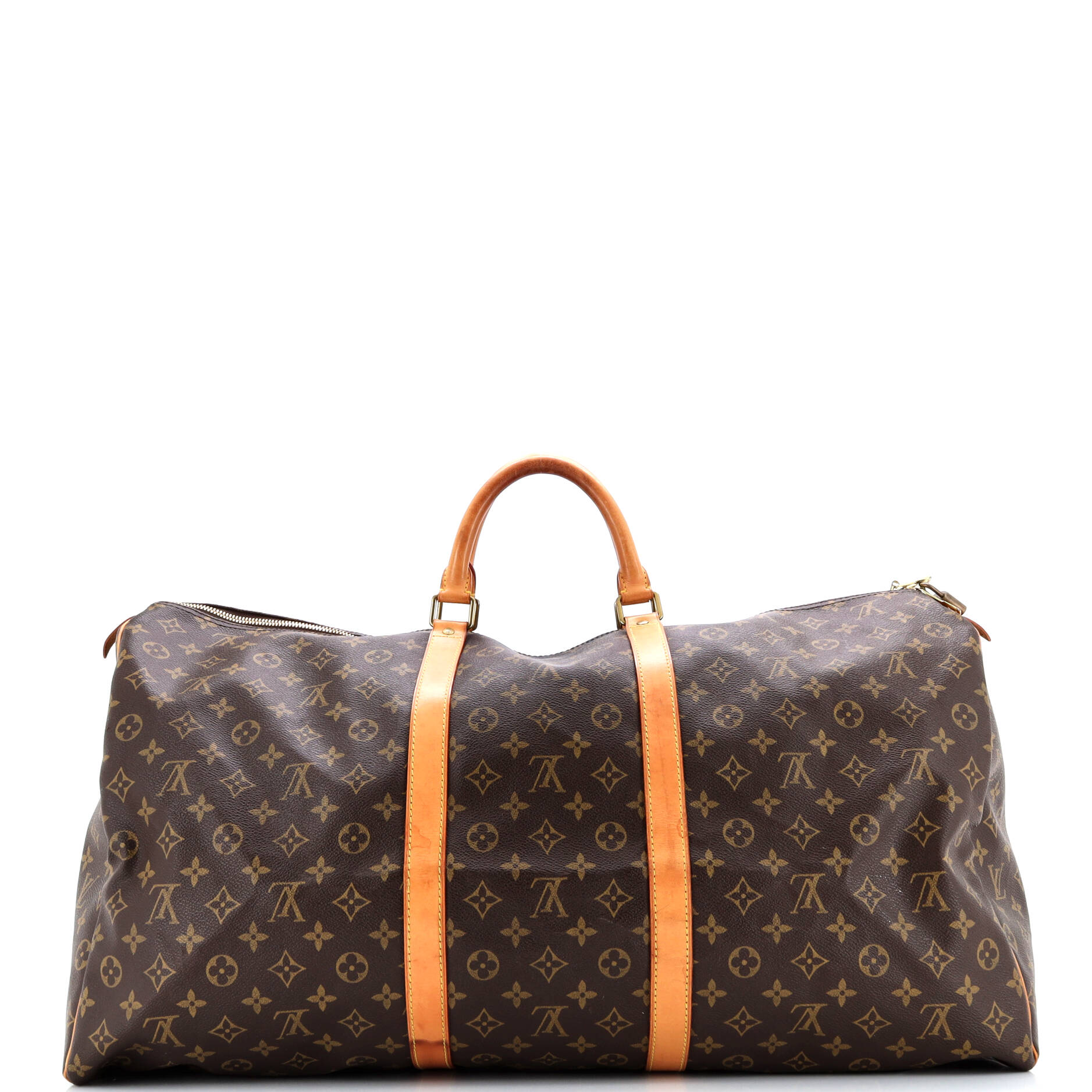 Pre-Loved Louis Vuitton Keepall Bag Monogram Canvas 60 - Image 3