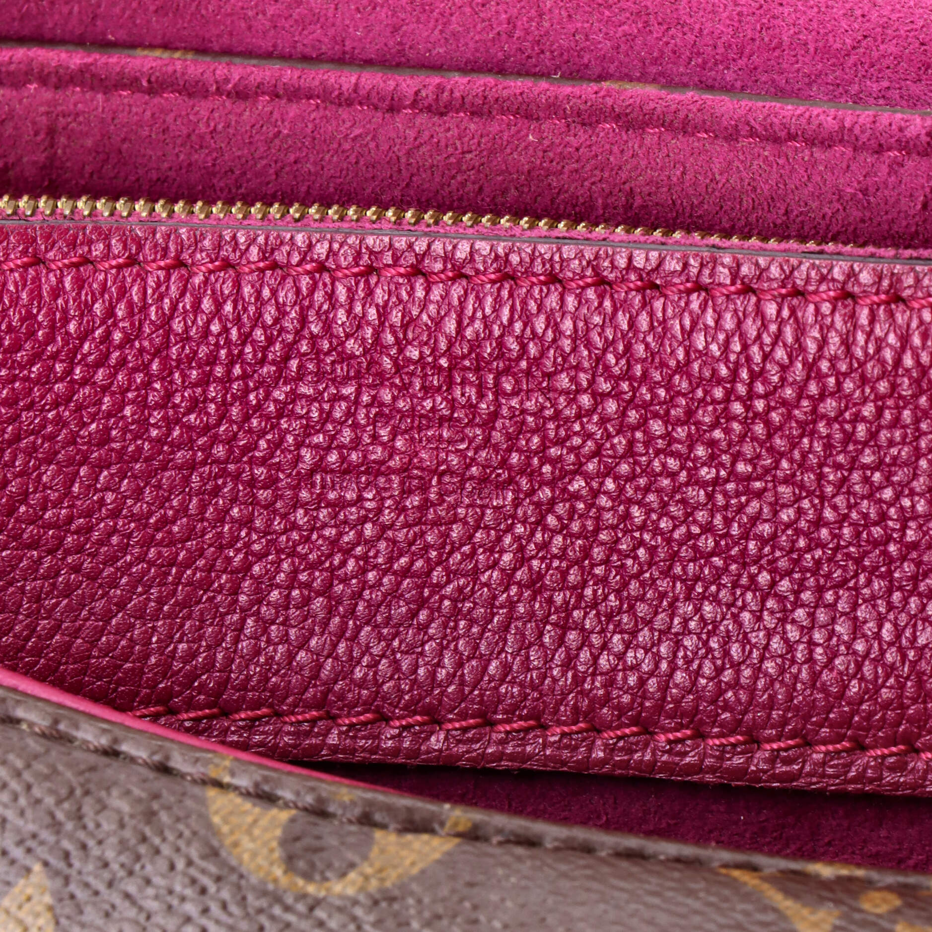 Pre-Loved Louis Vuitton Pallas Chain Shoulder Bag Monogram Canvas and Calfskin - Image 6