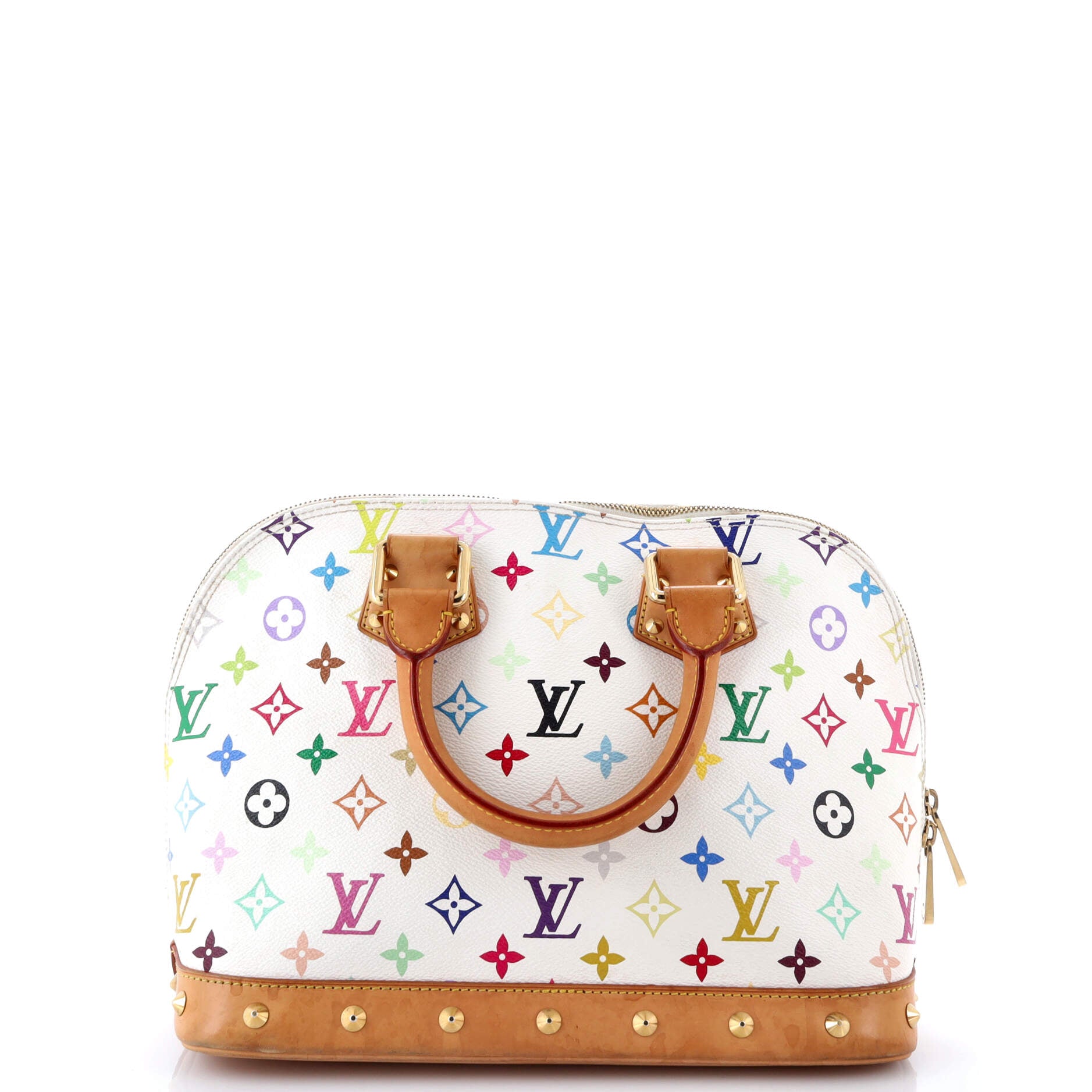 Pre-Loved Louis Vuitton Alma Handbag Monogram Multicolor PM - Image 3