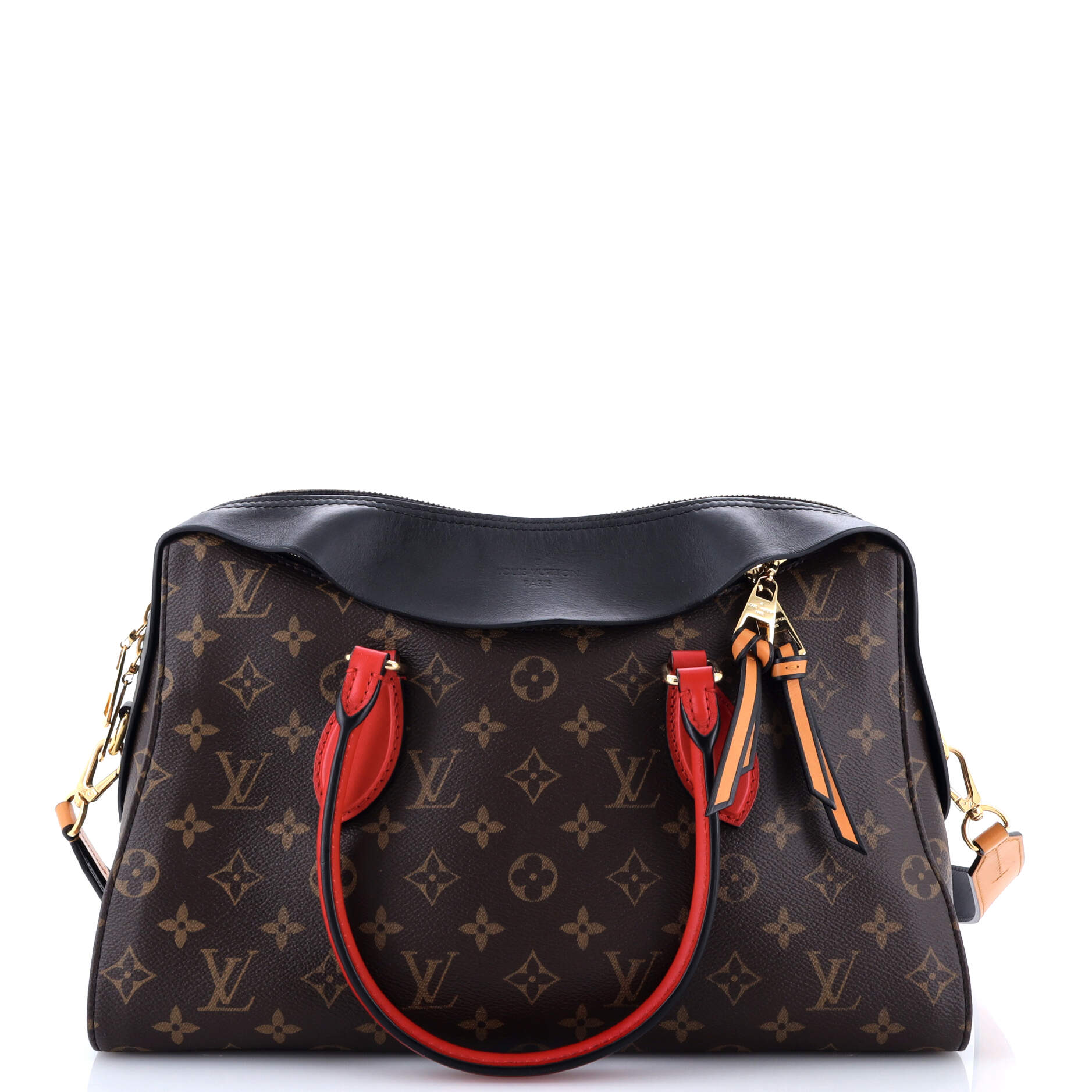 Pre-Loved Louis Vuitton Tuileries Handbag Monogram Canvas with Leather