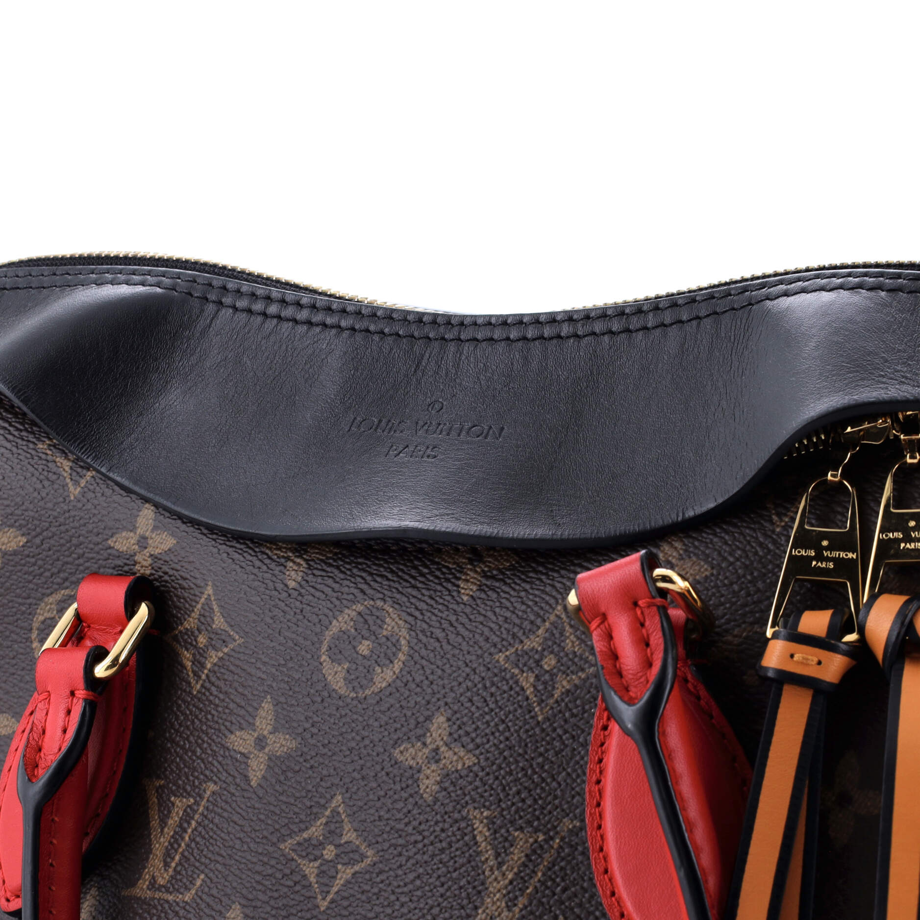 Pre-Loved Louis Vuitton Tuileries Handbag Monogram Canvas with Leather - Image 6