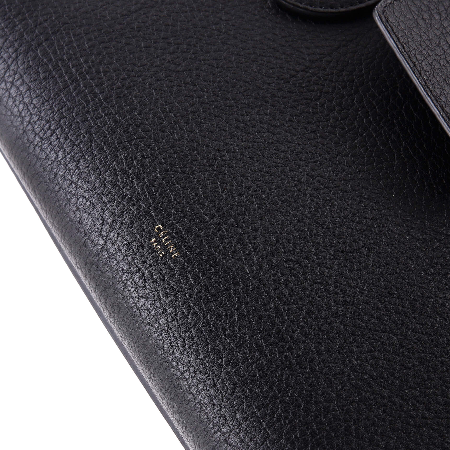 Pre-Loved Celine Tie Knot Tote Grainy Leather Small - Image 6