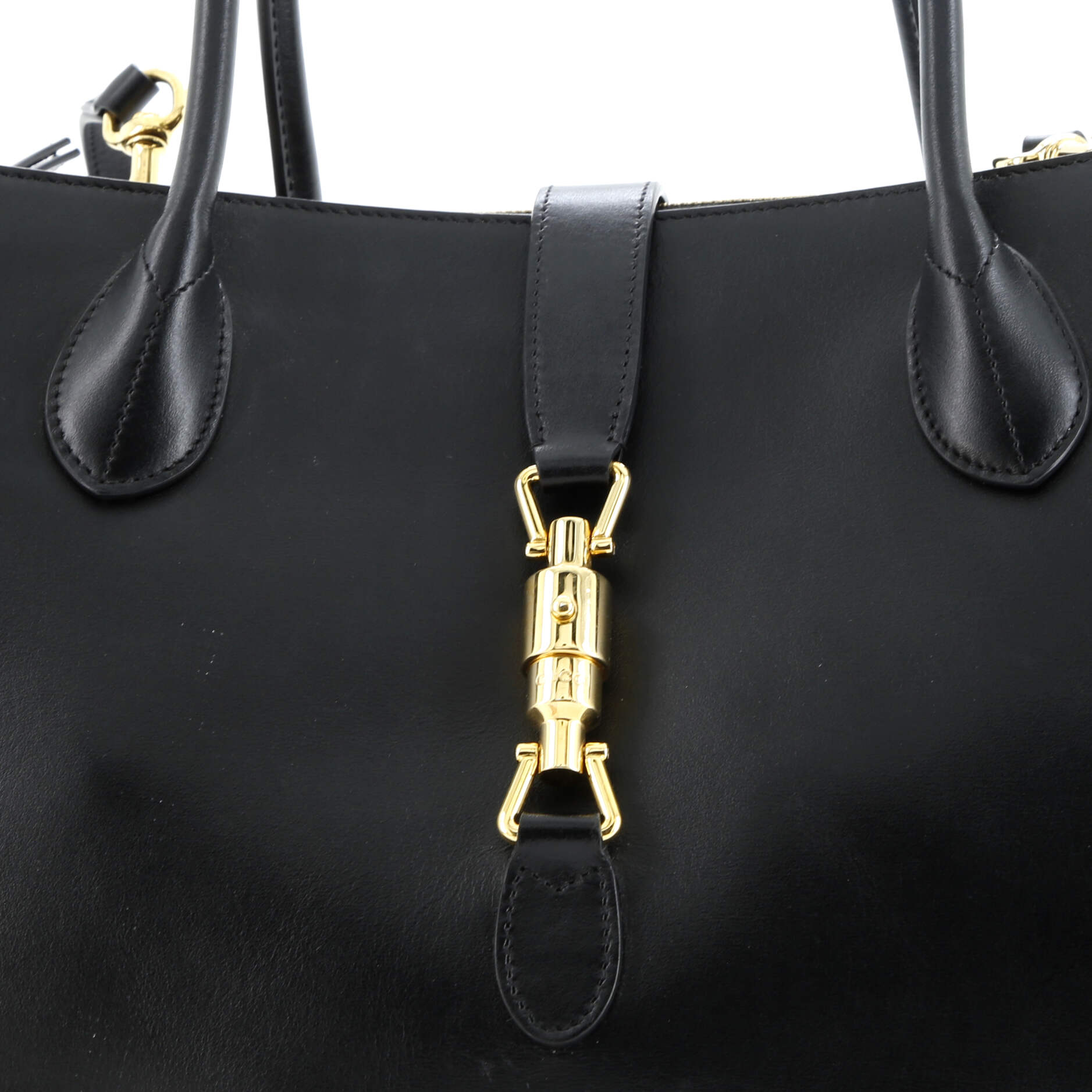 Pre-Loved Gucci Jackie 1961 Tote Leather Large - Image 7