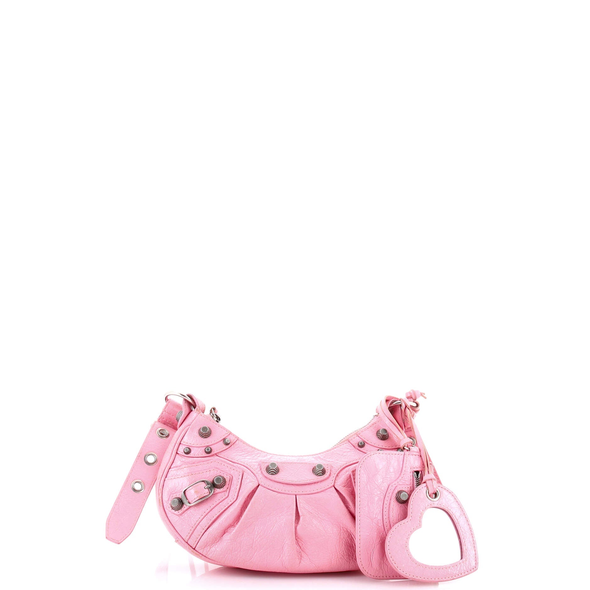 Pre-Loved Balenciaga Le Cagole Giant Studs Shoulder Bag Leather XS