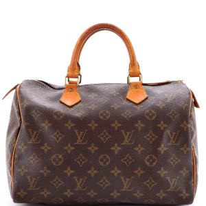 Pre-Loved Louis Vuitton Speedy Handbag Monogram Canvas 30