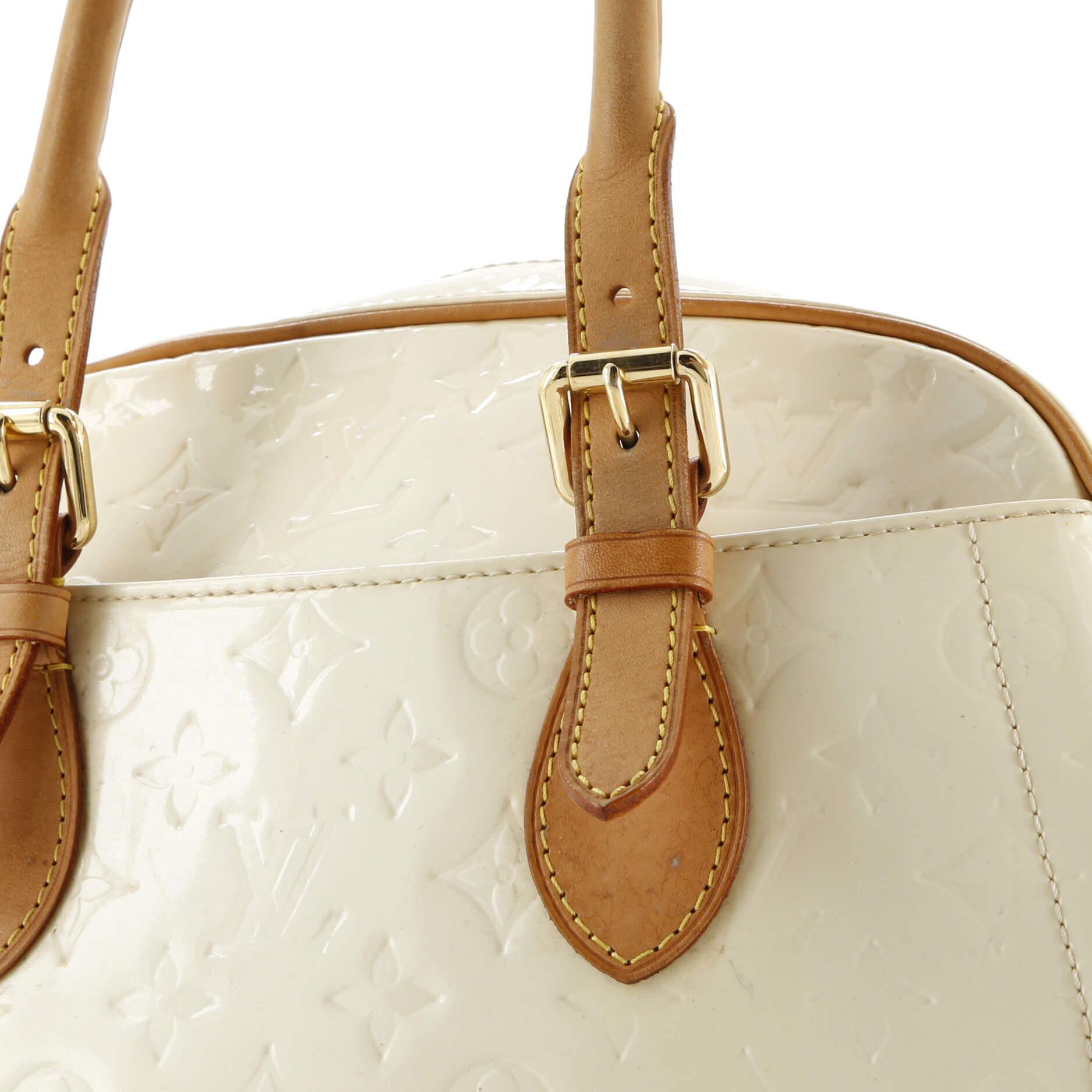 Pre-Loved Louis Vuitton Summit Drive Handbag Monogram Vernis - Image 7