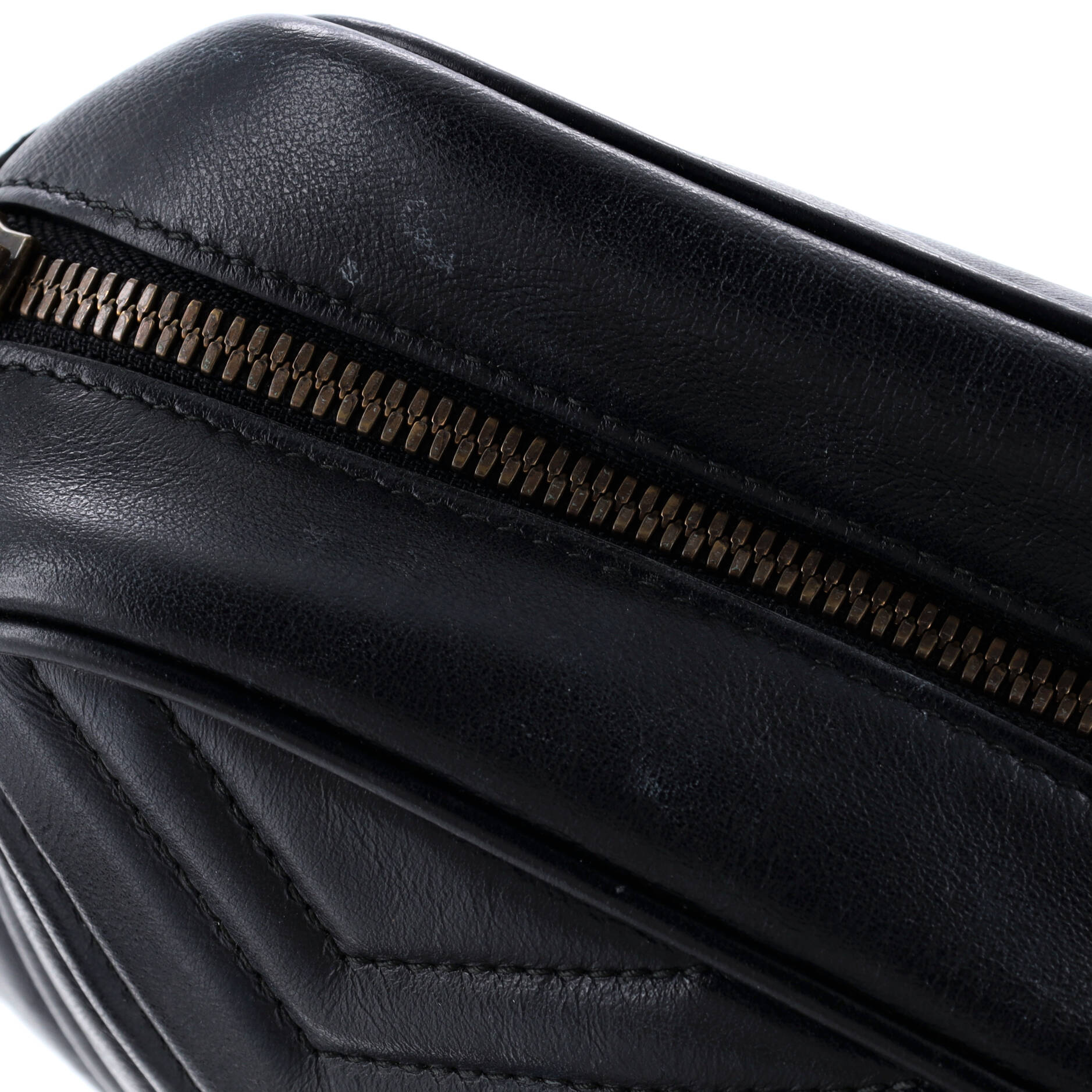 Pre-Loved Gucci GG Marmont Shoulder Bag Matelasse Leather Small - Image 6