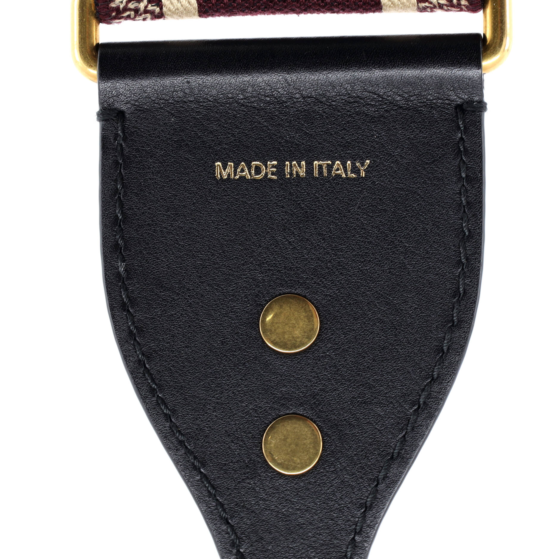 Pre-Loved Christian Dior Logo Shoulder Strap Embroidered Canvas - Image 3