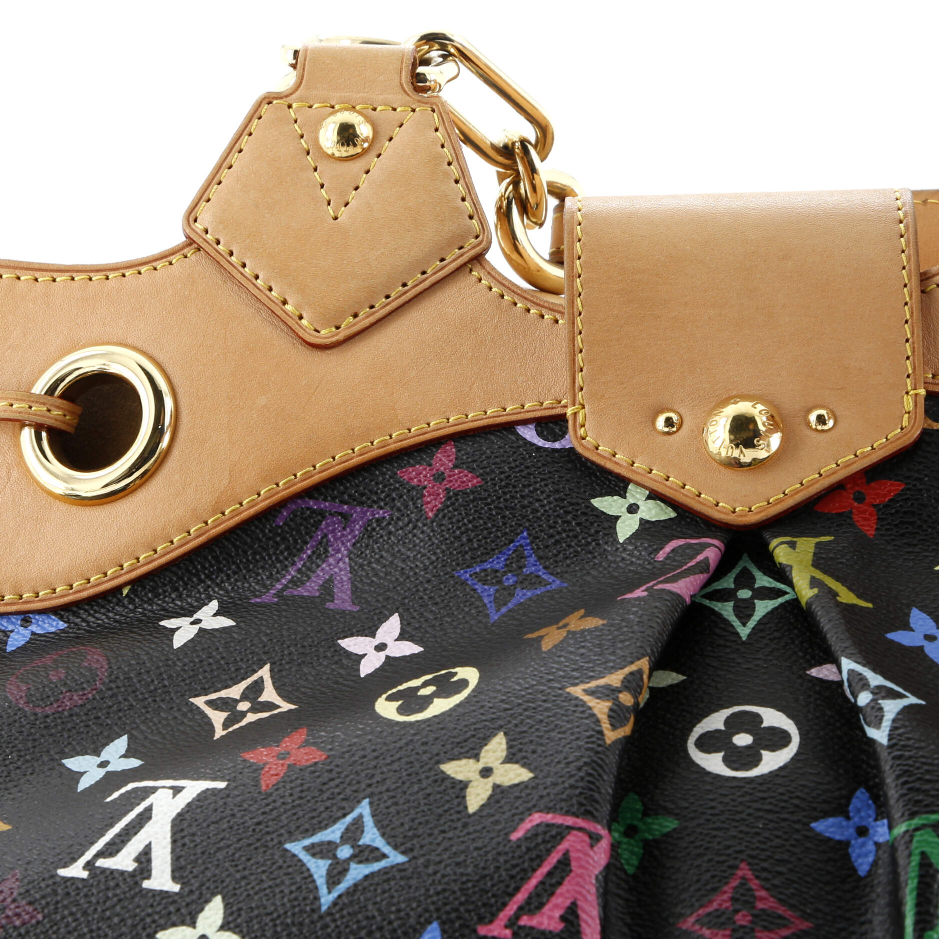 Pre-Loved Louis Vuitton Ursula Handbag Monogram Multicolor - Image 7