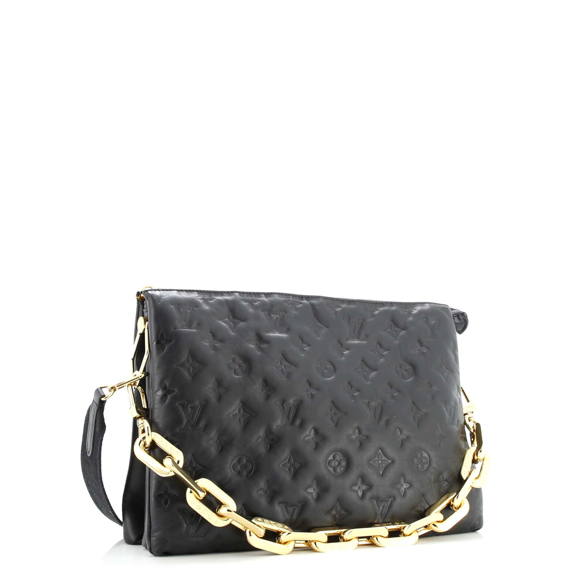 Pre-Loved Louis Vuitton Coussin Bag Monogram Embossed Lambskin MM - Image 2