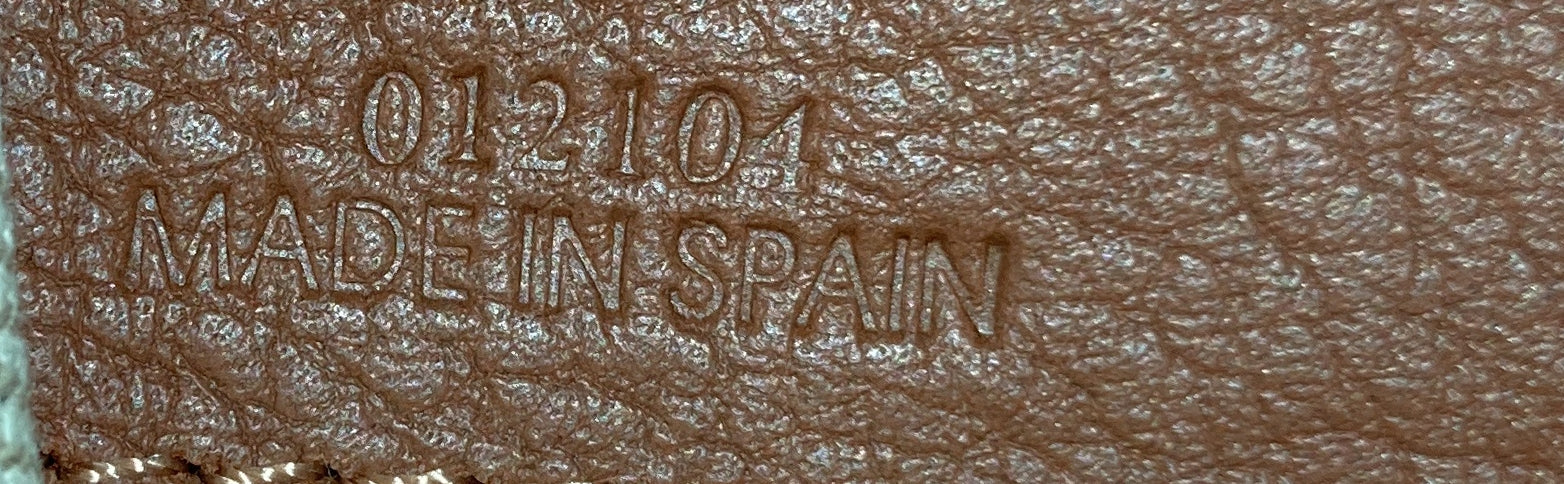 Pre-Loved Loewe Hammock Bag Leather and Anagram Jacquard Small - Image 6